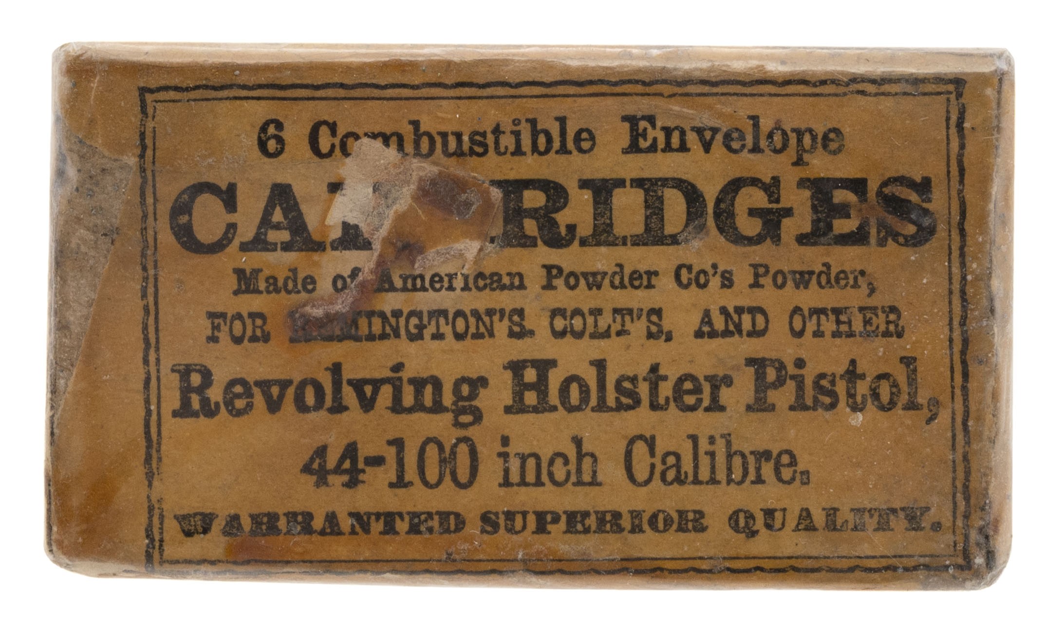 44-100inch Caliber for Revolving Pistol