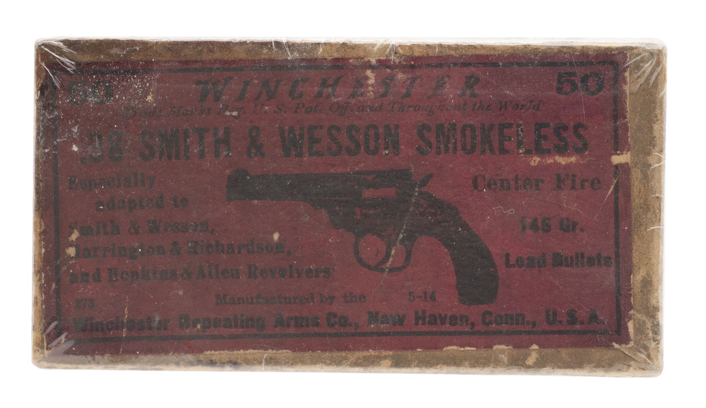 .38 S&W Smokeless By Winchester Partial Box