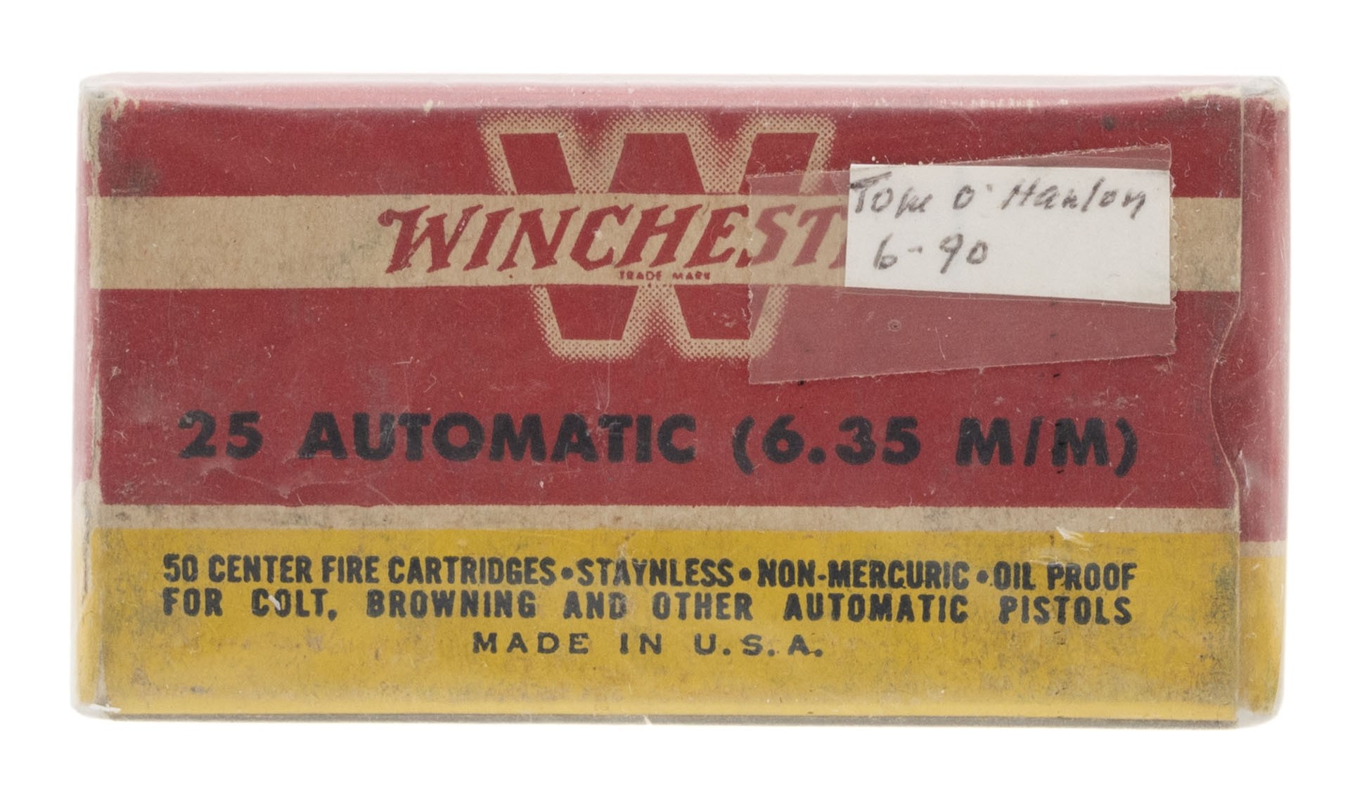 25 Automatic CF Cartridges By Winchester