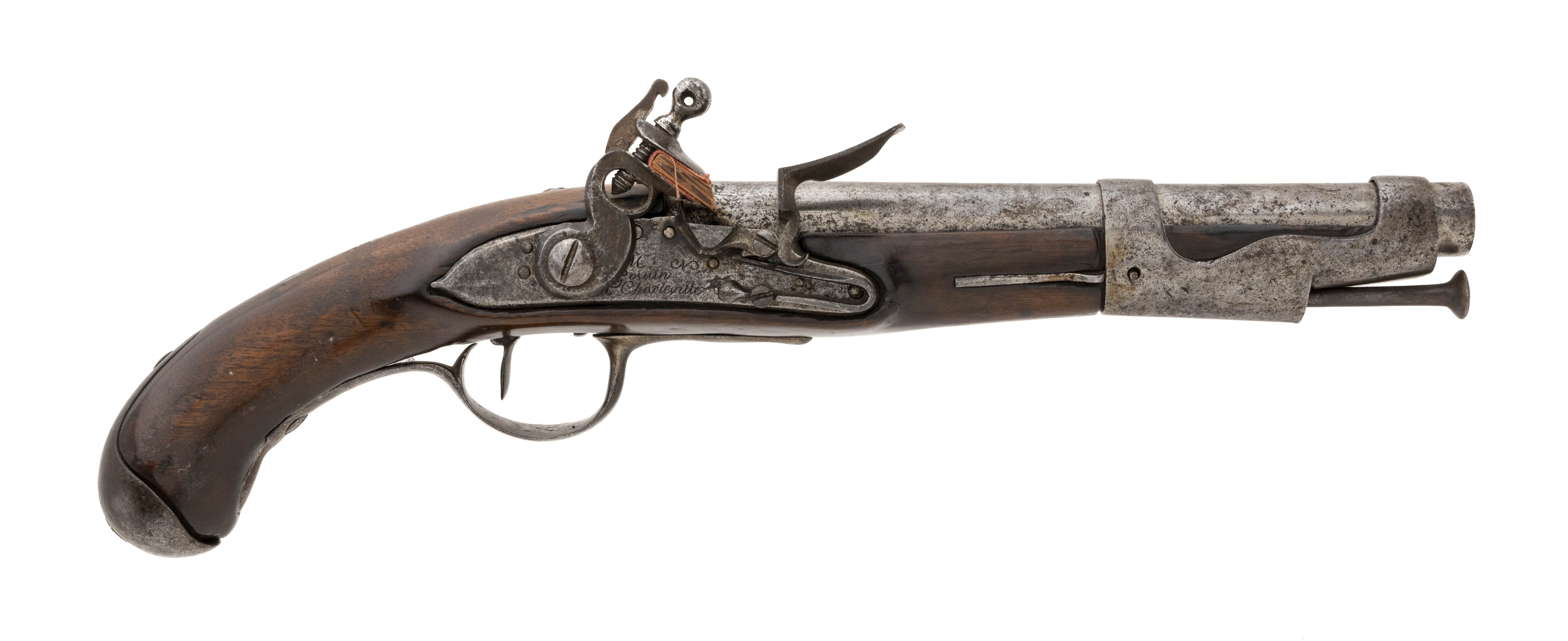 Revolutionary War Era French 1763 flintlock pistol (AH8300)