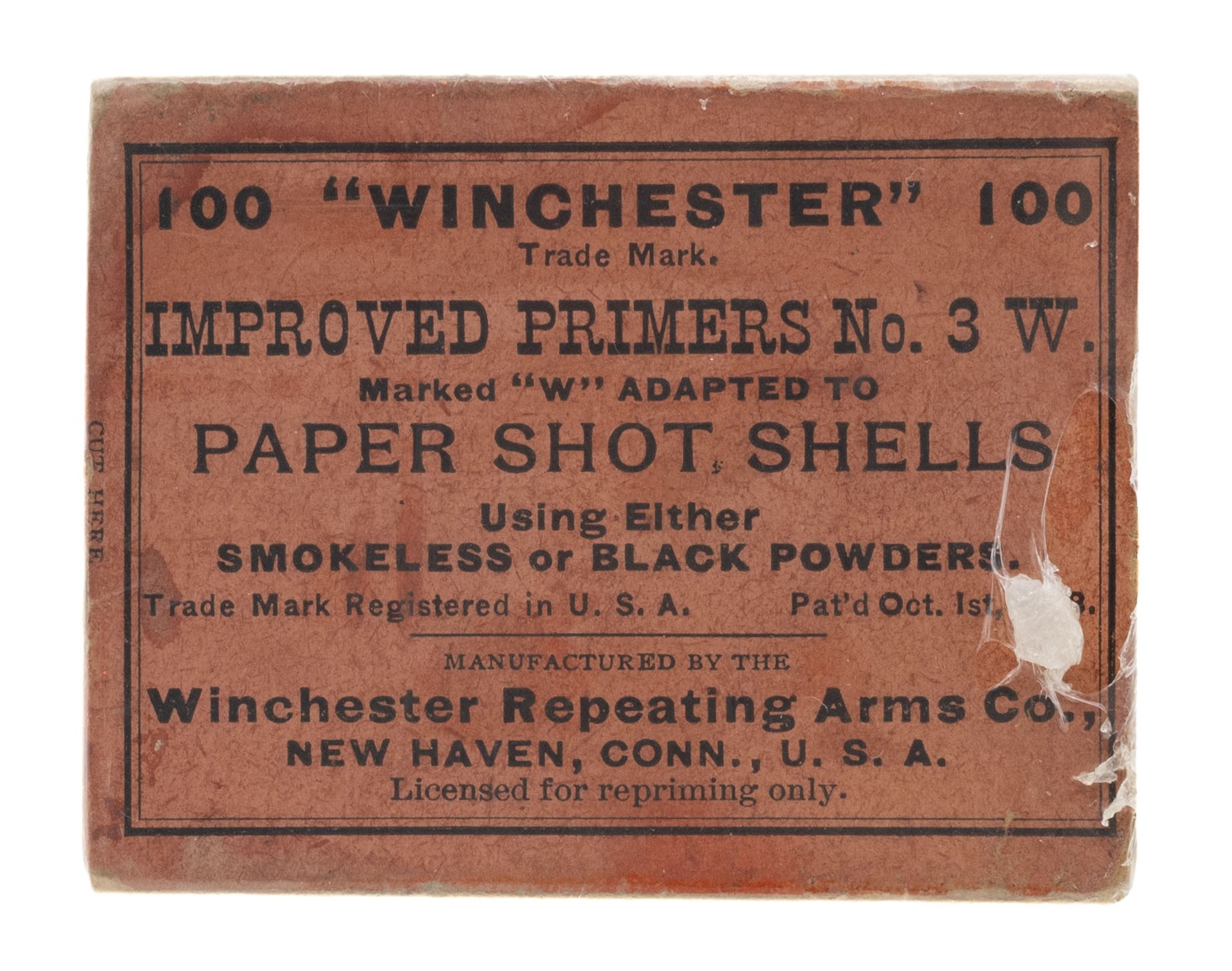 No.3 W Improved Primers For Paper Shot Shells
