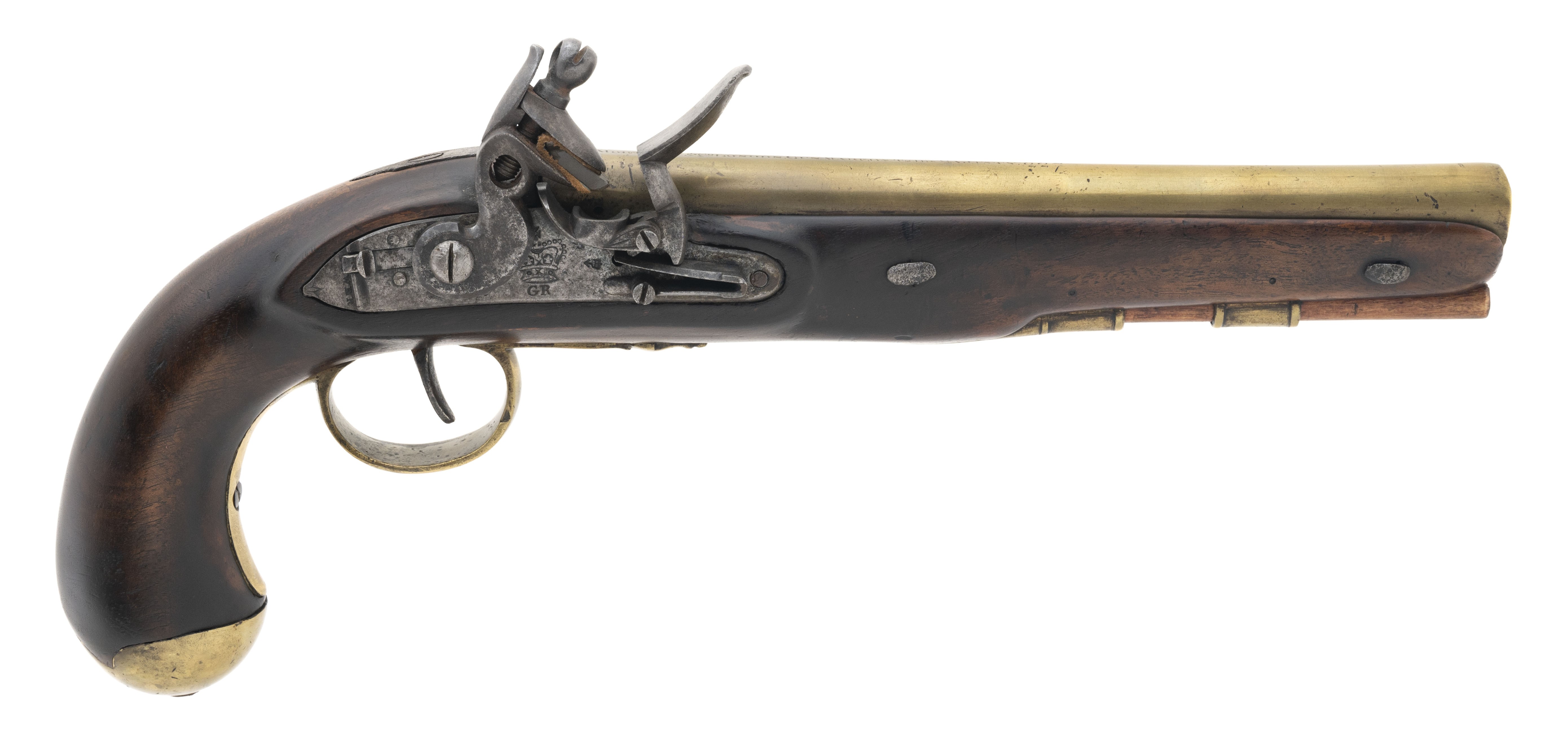 Rare Mail Coach Pistol By H.W. Mortimer .60 Cal (AH6300)