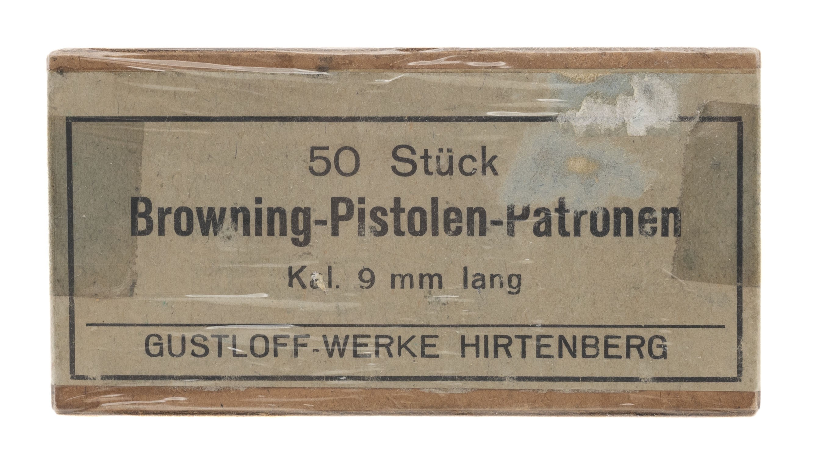 9mm Long Ammunition By Gustloff-Werk
