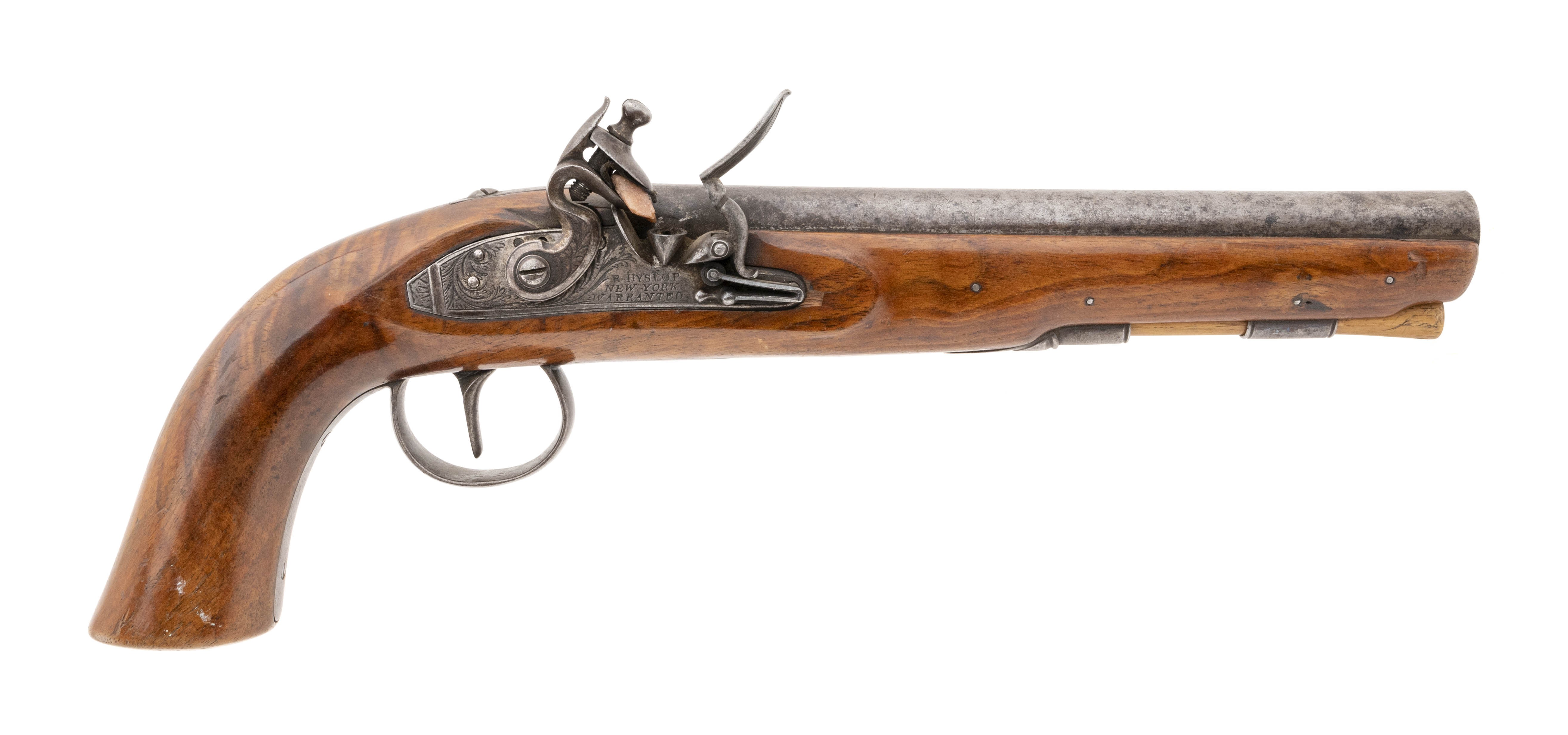 R. Hyslop “Kentucky Style” Flintlock Pistol (AH4595)