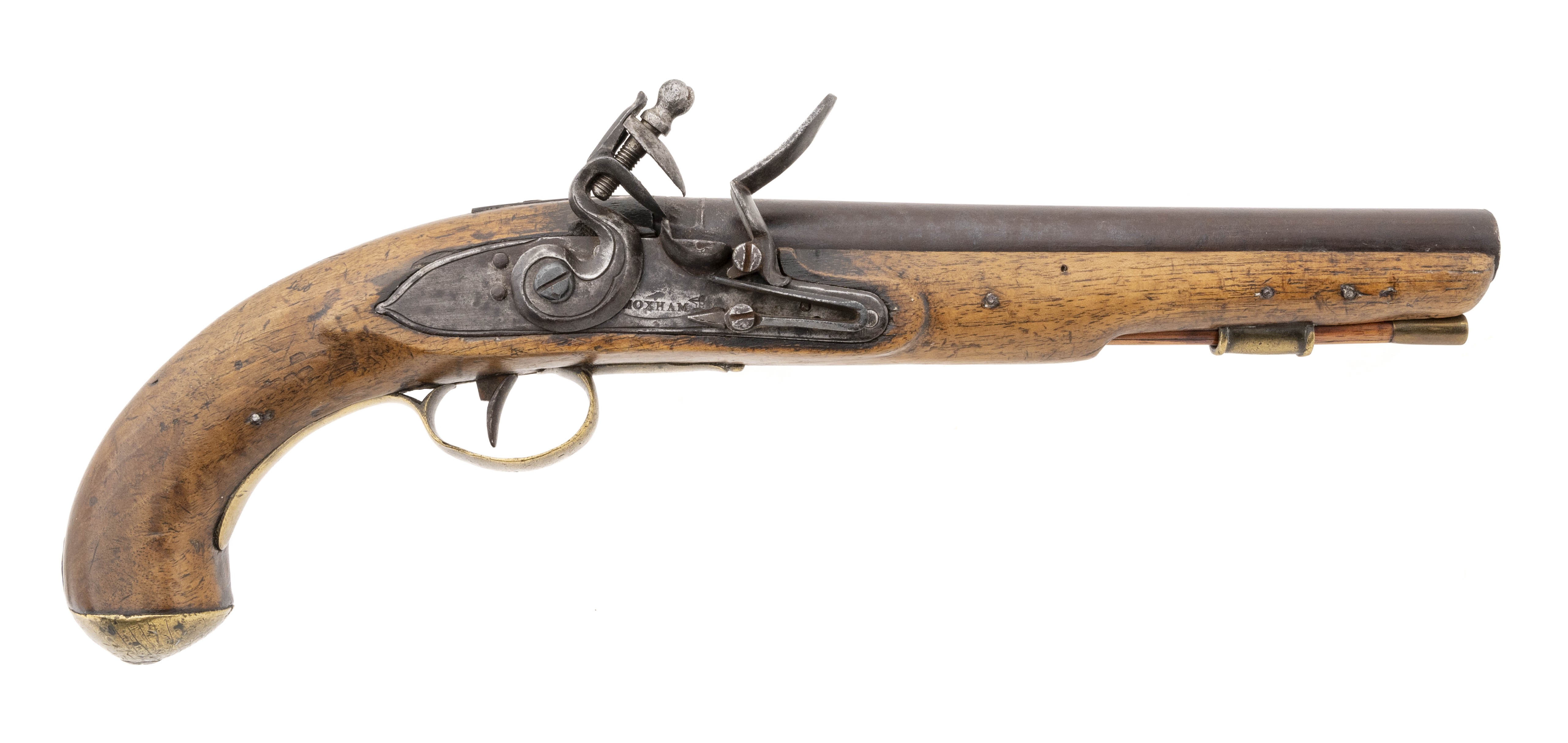 War of 1812 Canadian Militia or Also known as “Indian Contract Dragoon Pistol by Moxham .65 Caliber (AH6648)