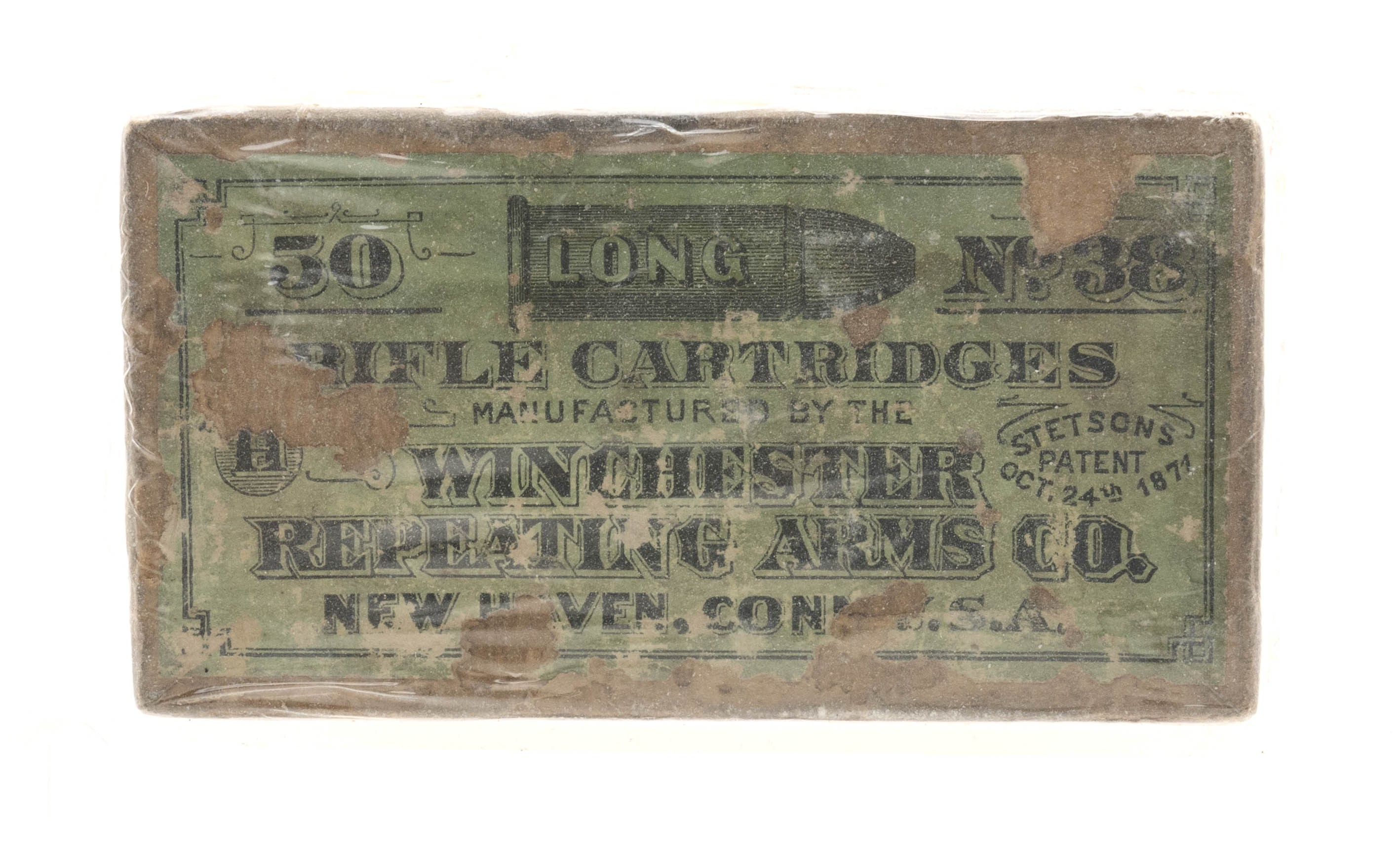 .38 long Rim Fire Rifle Cartridges