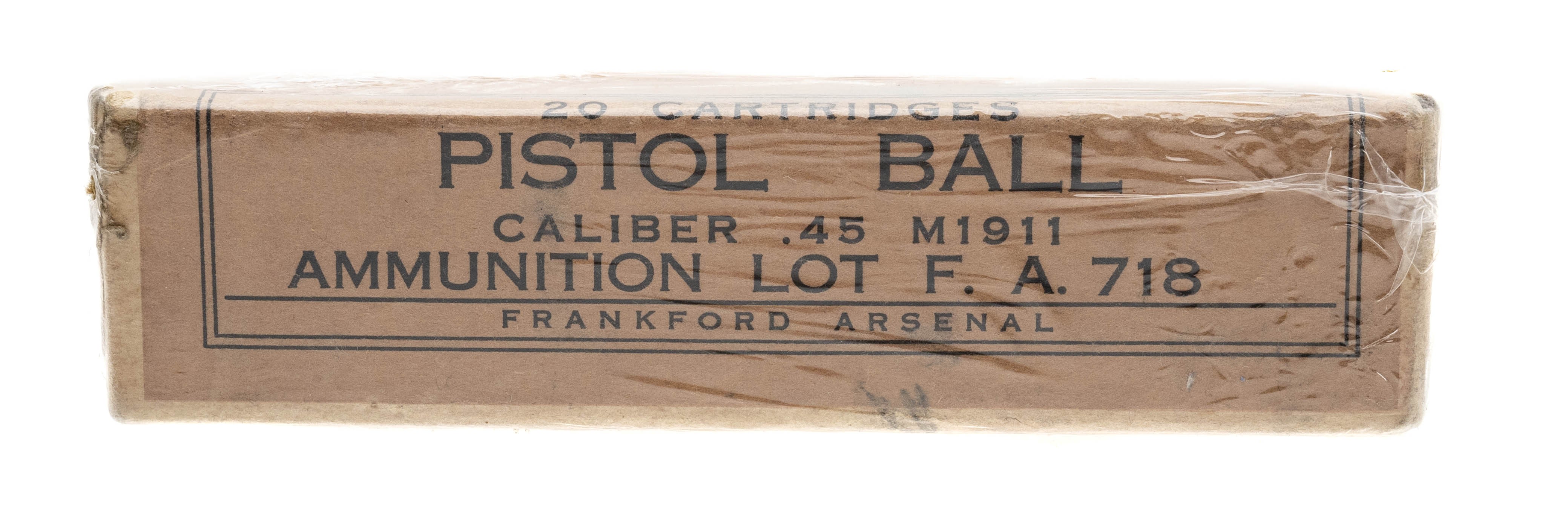 .45 Caliber M 1911 Pistol Ball Ammunition