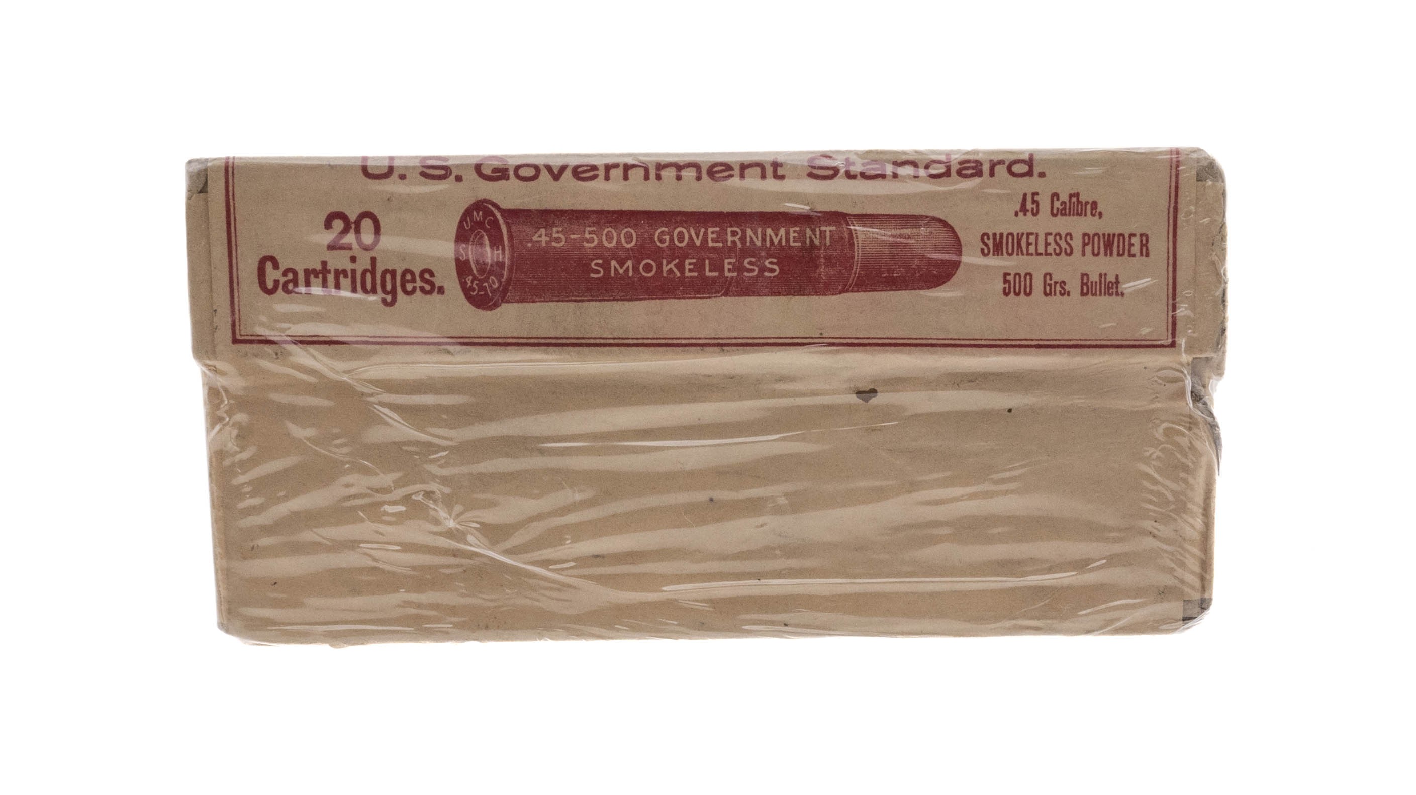 .45-500 Government Standard. 45 Caliber 500grs Bullet