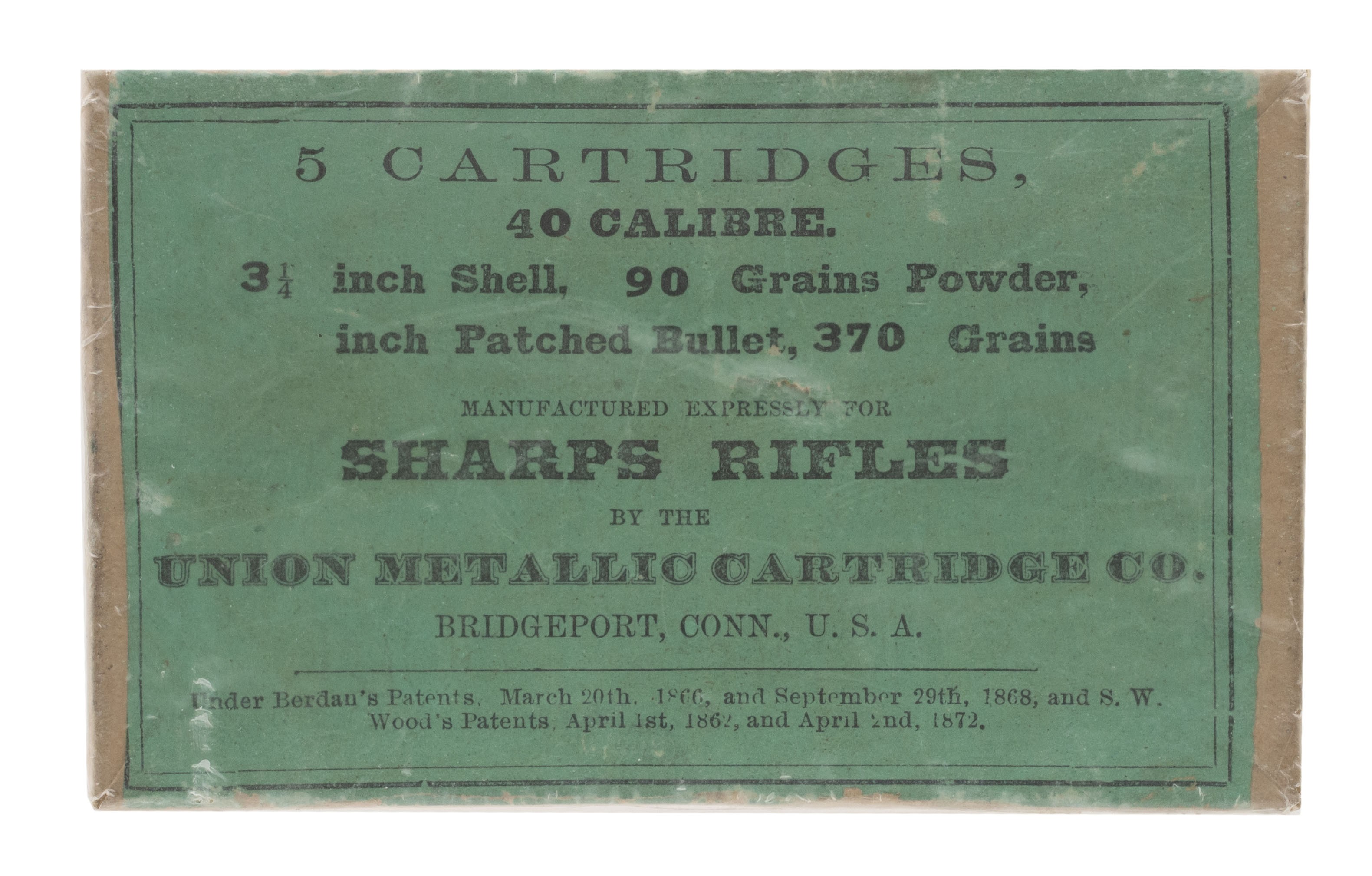 40 Calibre Shells for Sharps Rifles