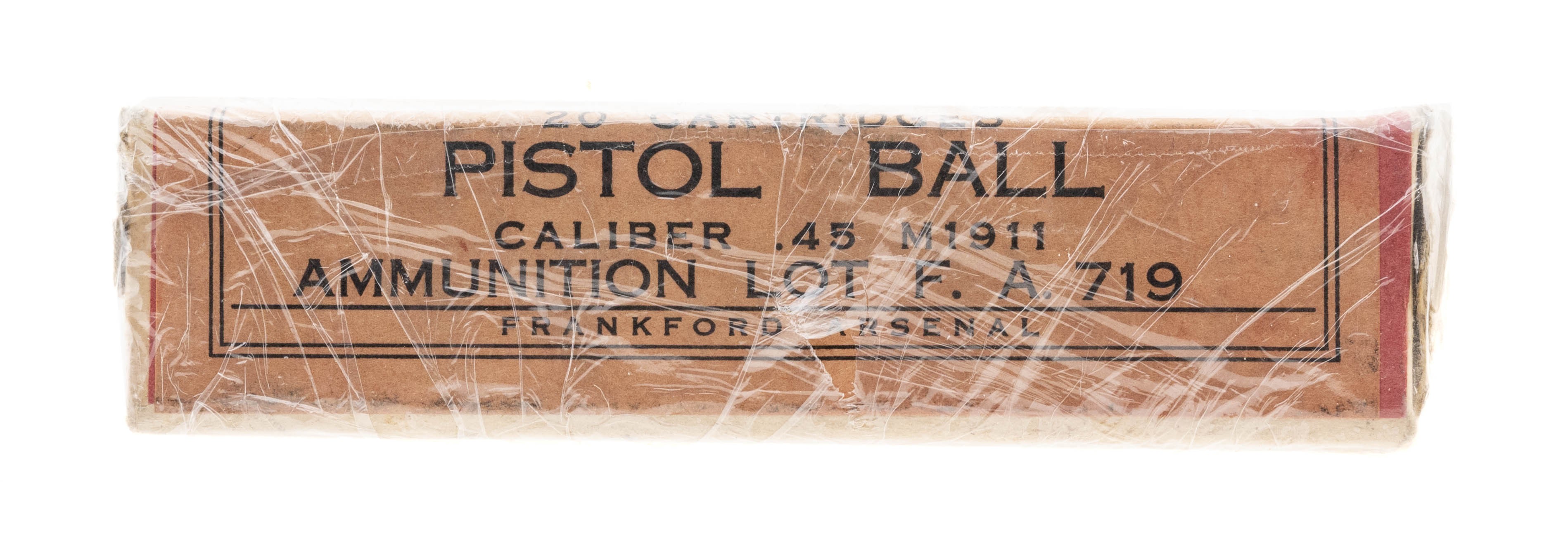 .45 Cal. Pistol Ball for M1911