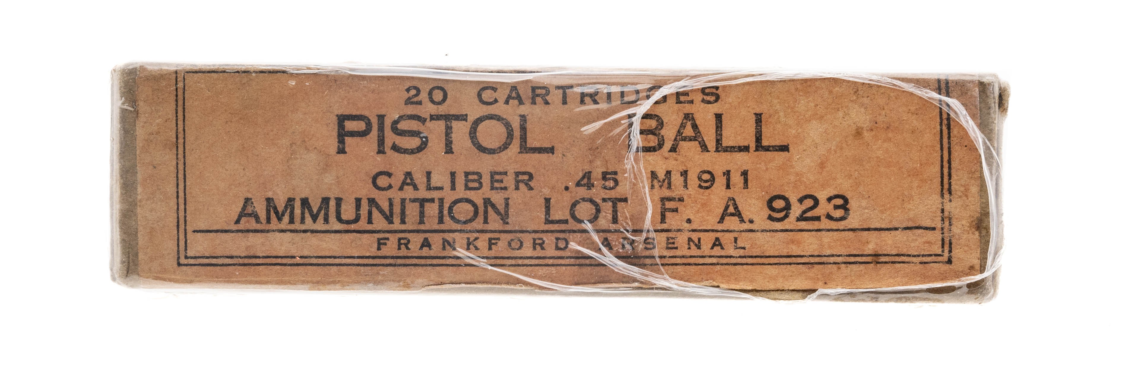 .45Cal. M1911 Pistol Ball