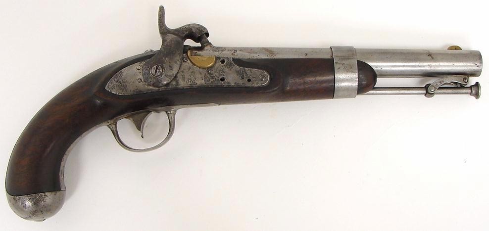 U.S. Model 1836 Flintlock pistol  converted to percussion.  (AH2526)