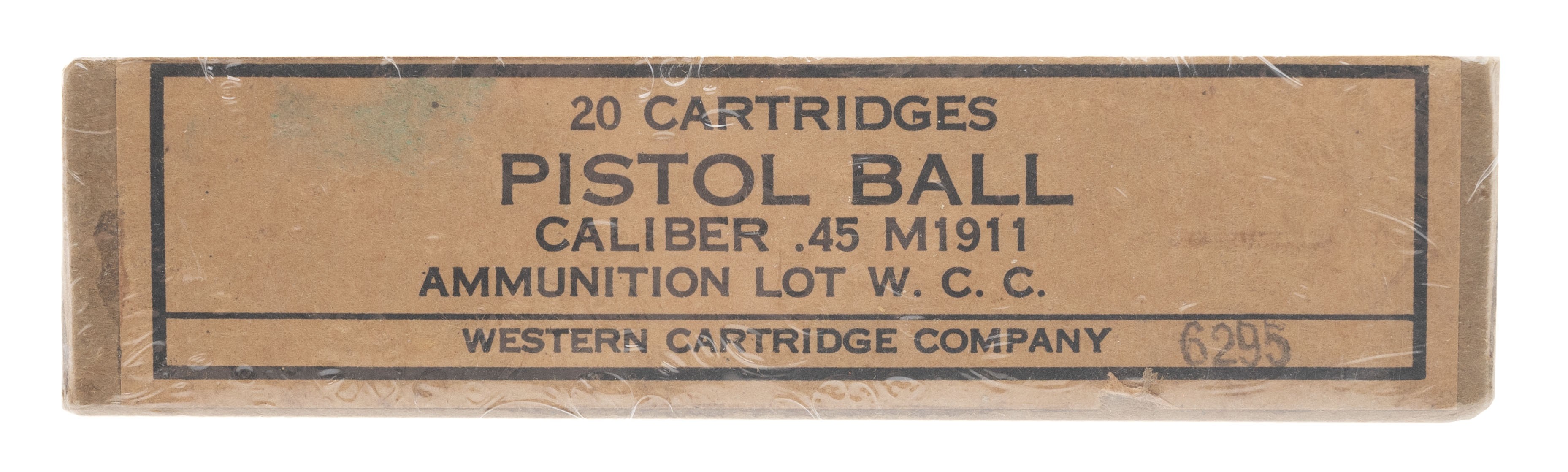 .45 Caliber Pistol Ball Cartridges