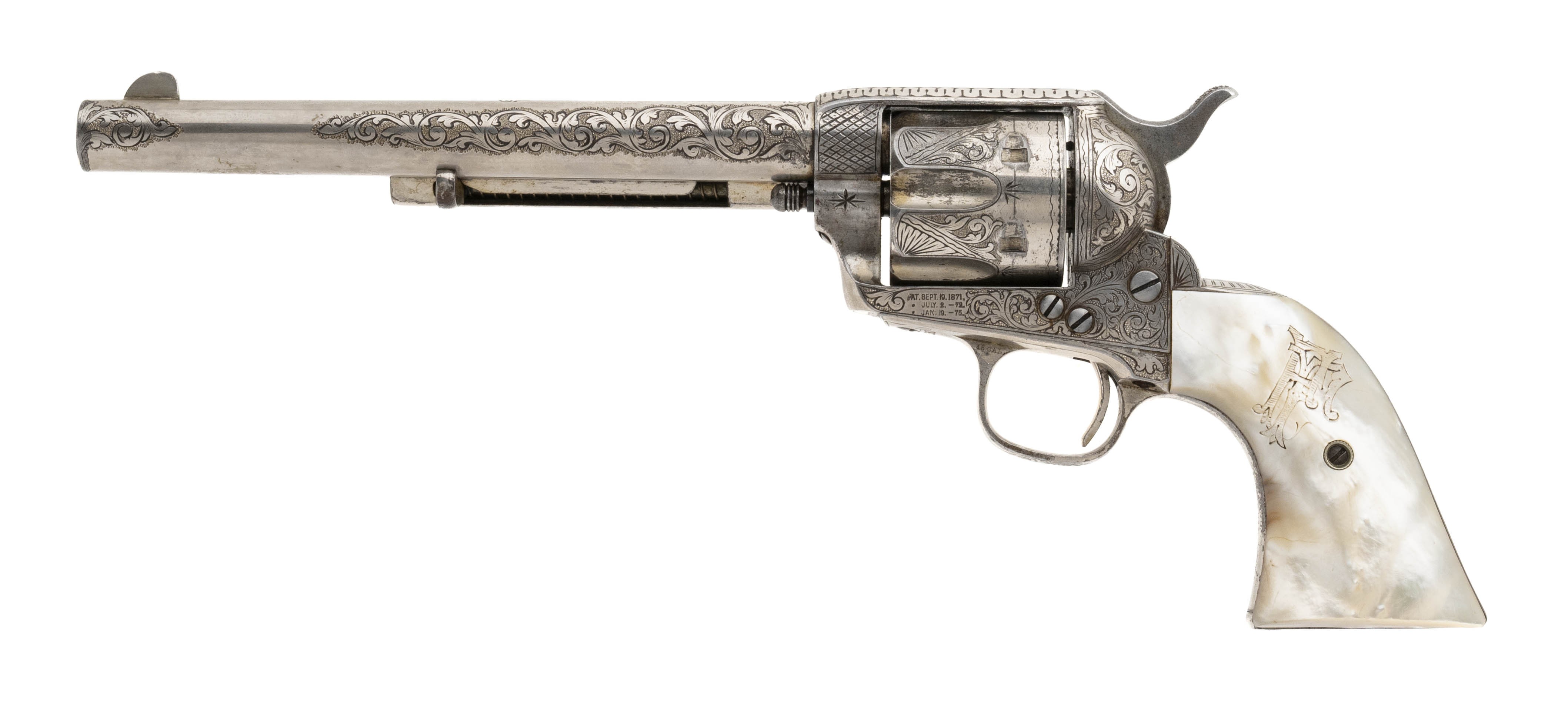 Beautiful New York Engraved Colt Single Action Army .45 Long Colt (AC545)