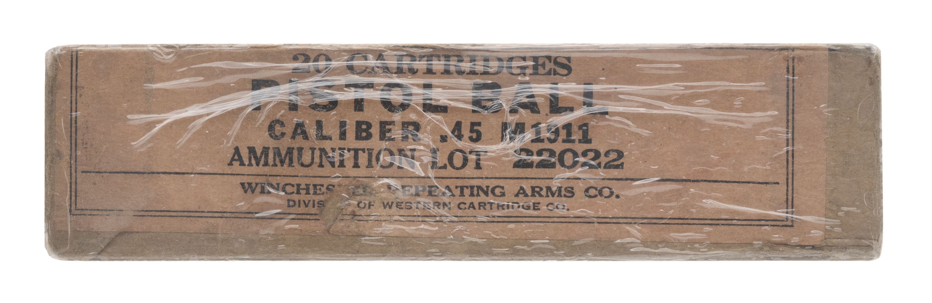 .45 Caliber Pistol Ball M 1911 Cartridges