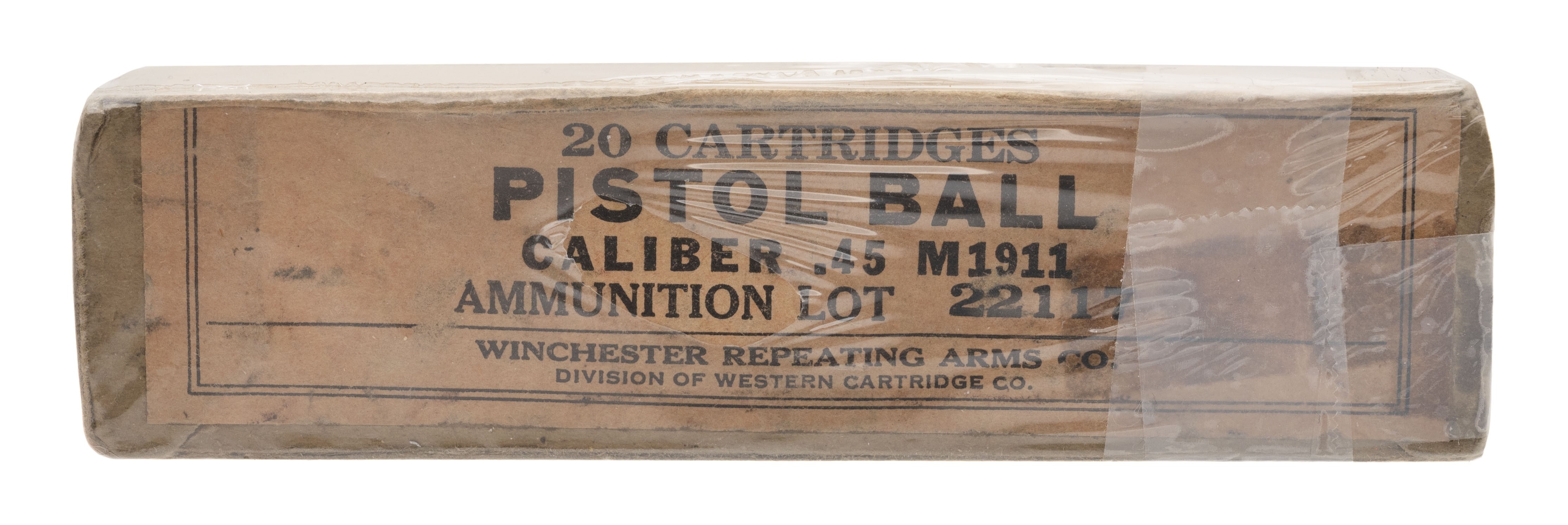 45 Caliber M1911 Pistol Ball Cartridges