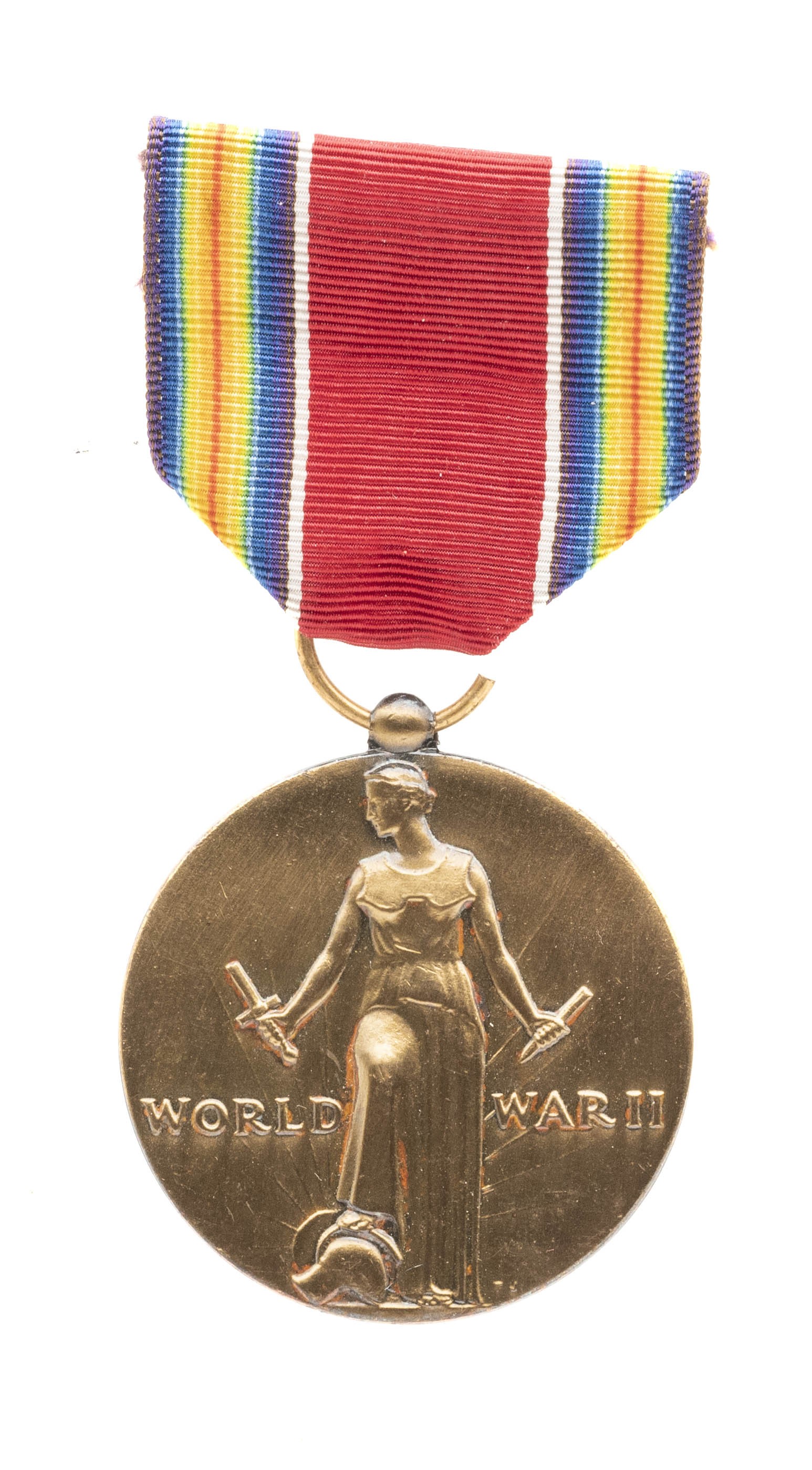 US WWII Cased Victory Medal (MM2460)