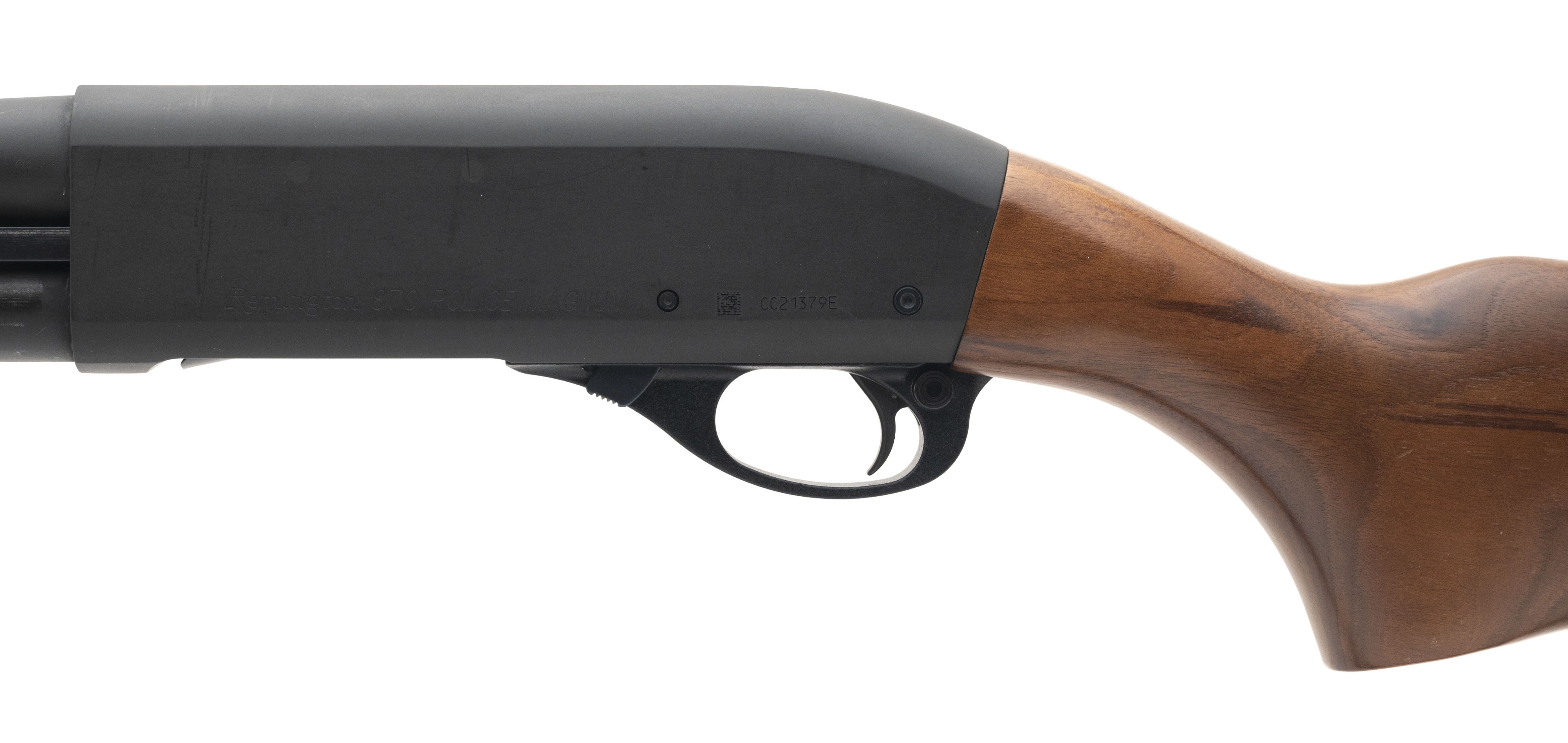 Remington 870 Police Magnum Shotgun 12 Gauge (S14484) - Collectors Firearms, image size:5023x2379