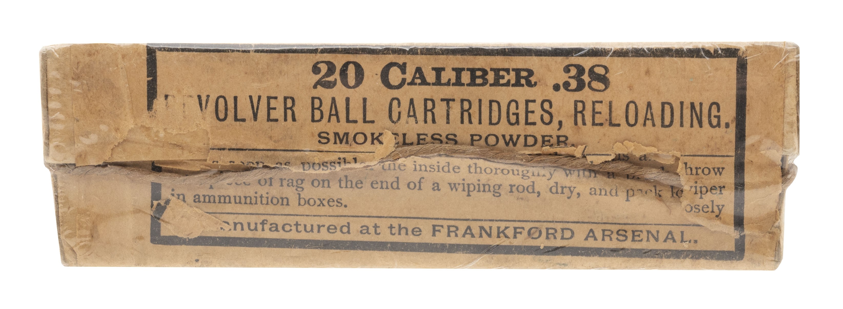 .38 Caliber Revolver Ball Cartridges (AM1581)