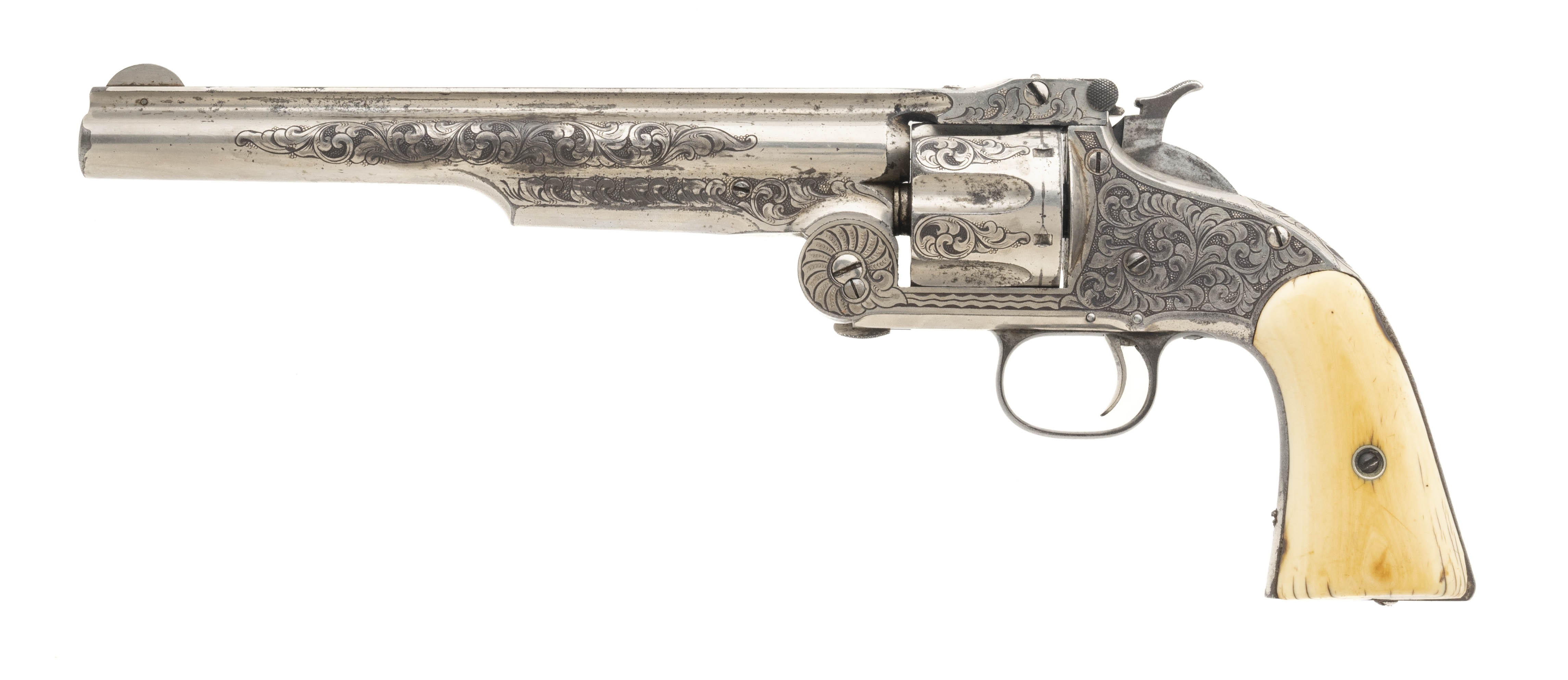 Beautiful New York Engraved Smith & Wesson 2nd Model American (AH8370)