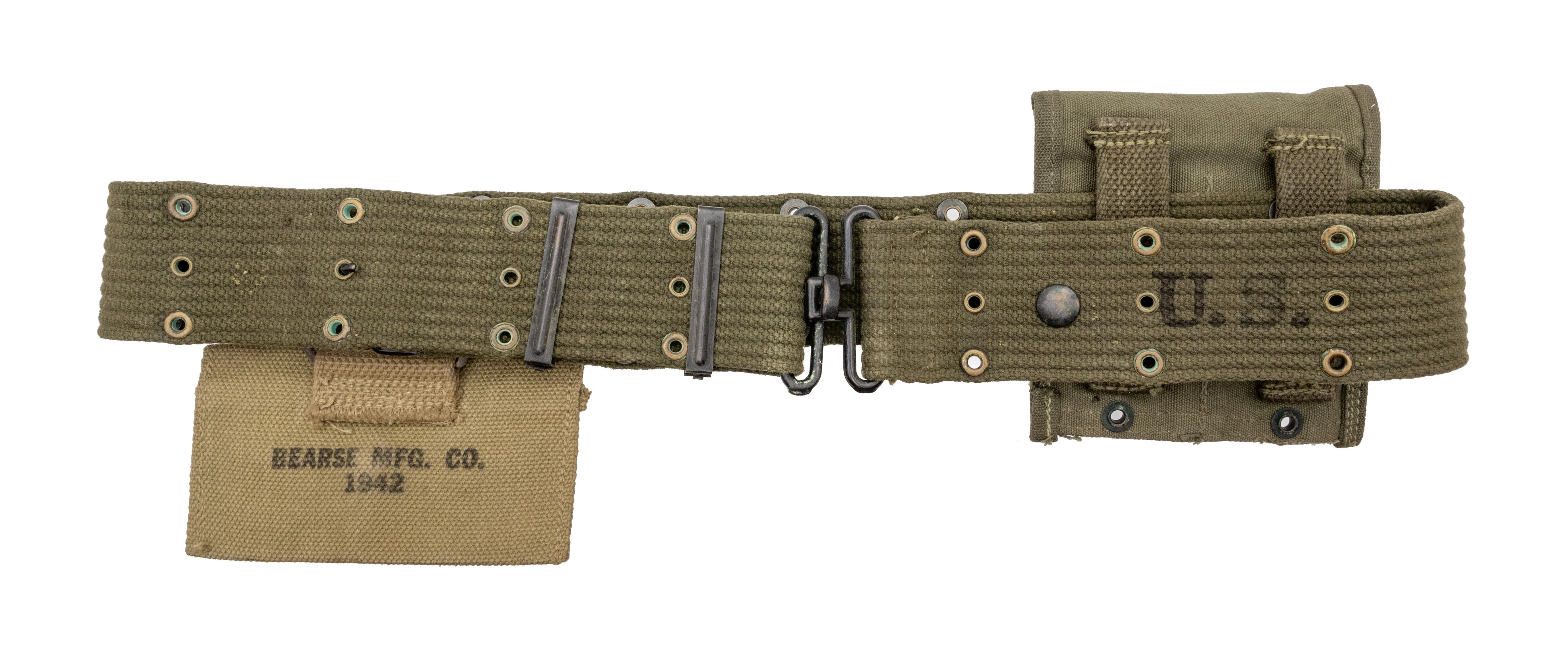 Korean War Era Web Pistol Belt (MM3242)