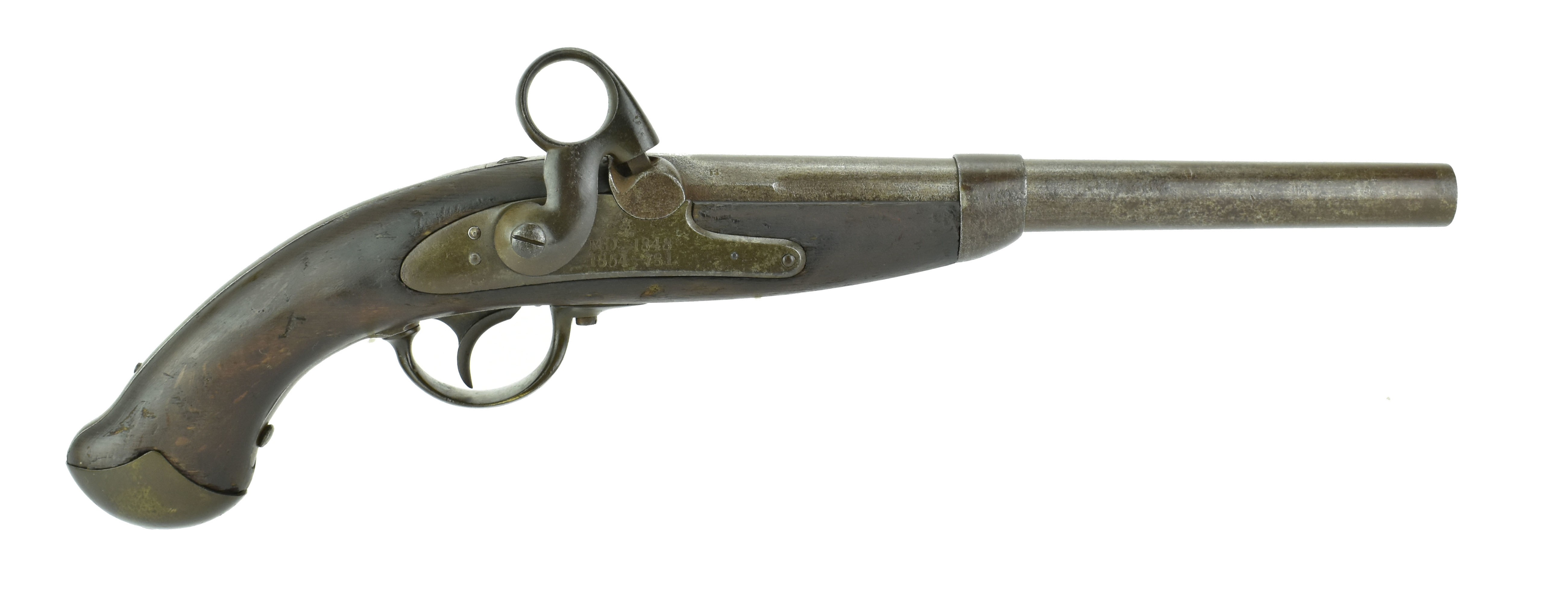 Dutch Model 1848 Ring Hammer Percussion Pistol (AH5559)