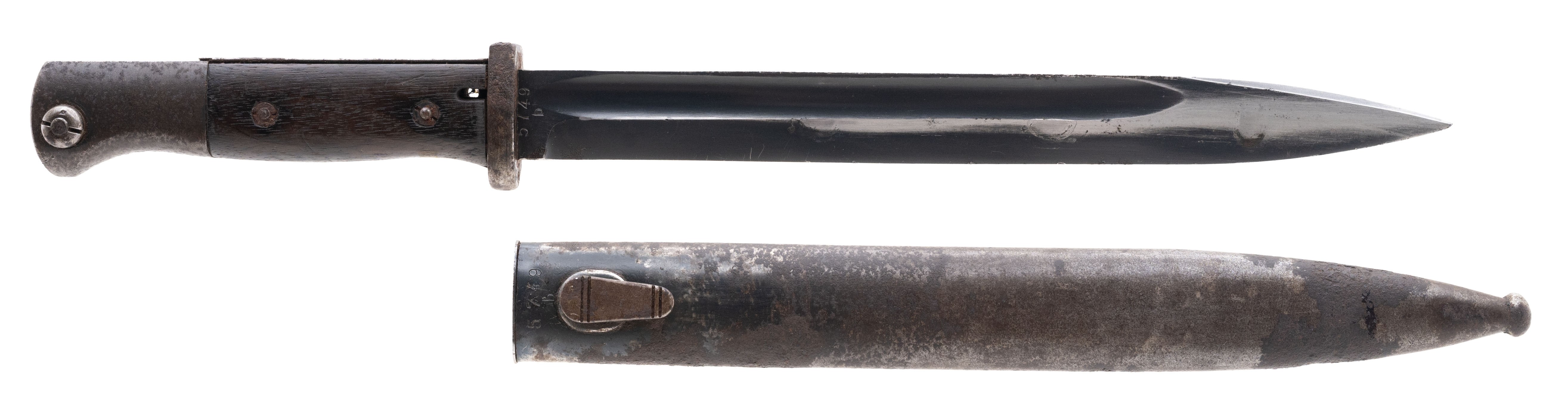 WWII German K98 Matching Bayonet (MEW3492)