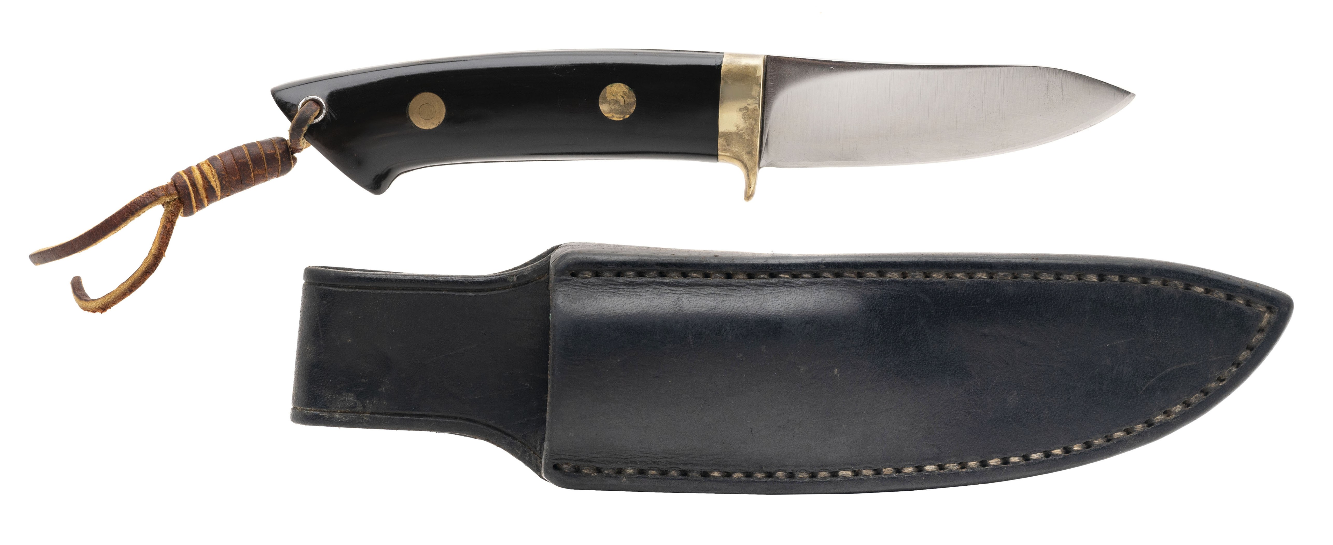 Early Signed Jimmy Lile Drop Point Hunter (K2297)