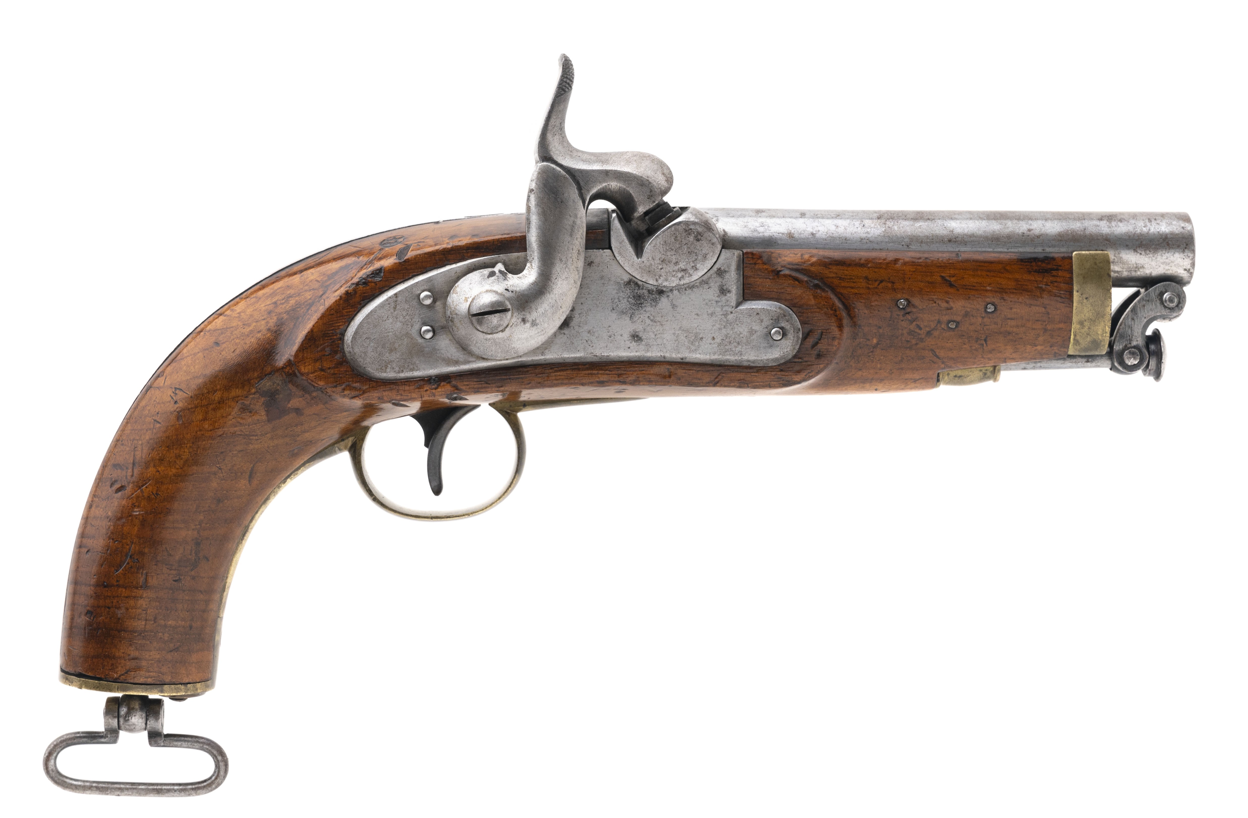 Belgian Copy Of A British Model 1842 Percussion Pistol .54 Caliber (AH8084)