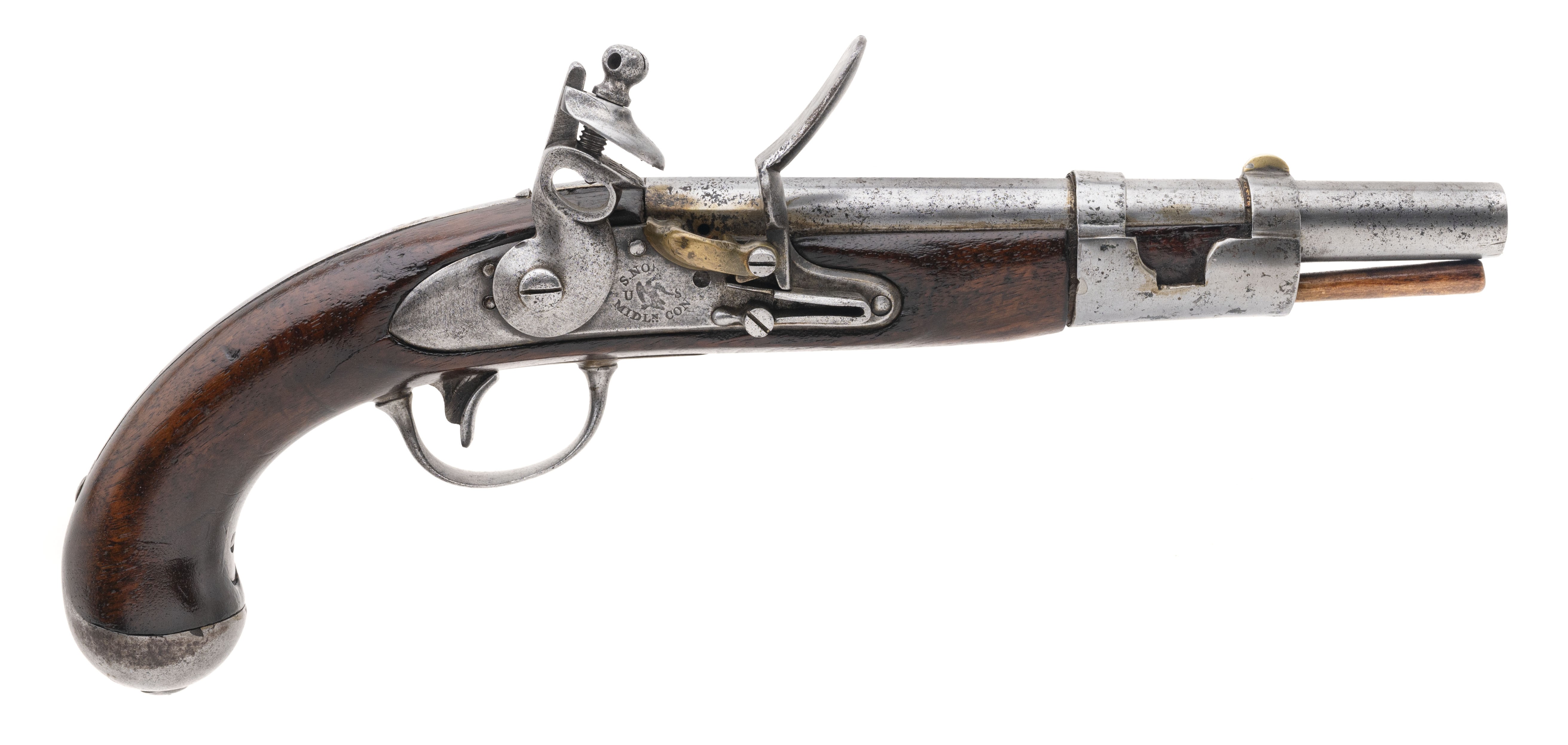 U.S. Model 1816 Flintlock pistol by S. North .54 caliber (AH8442)