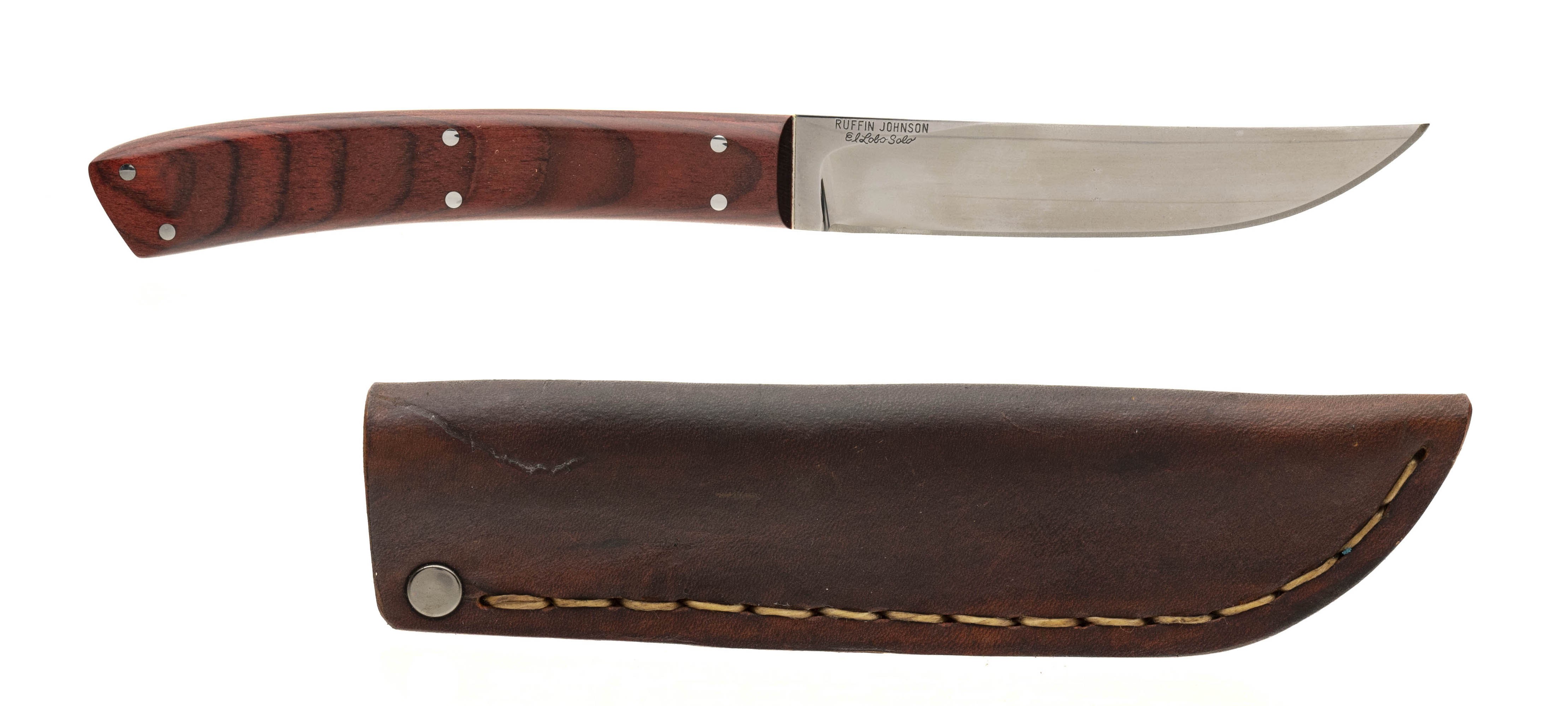 Ruffin Johnson of Houston TX Custom Bird & Trout Knife (K2316)