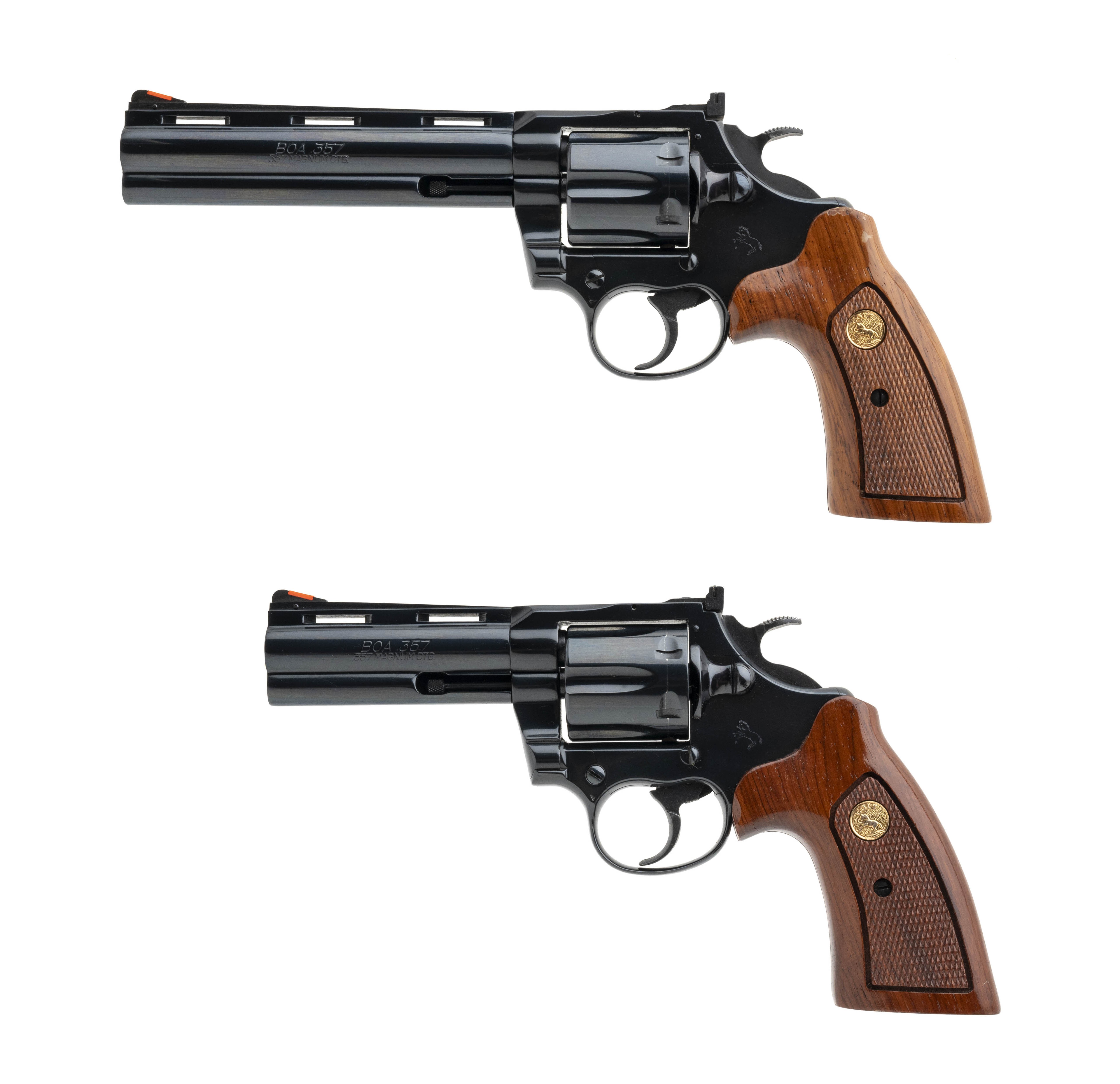 Matched Pair Colt Boa Revolvers .357 Magnum (C19473) Consignment