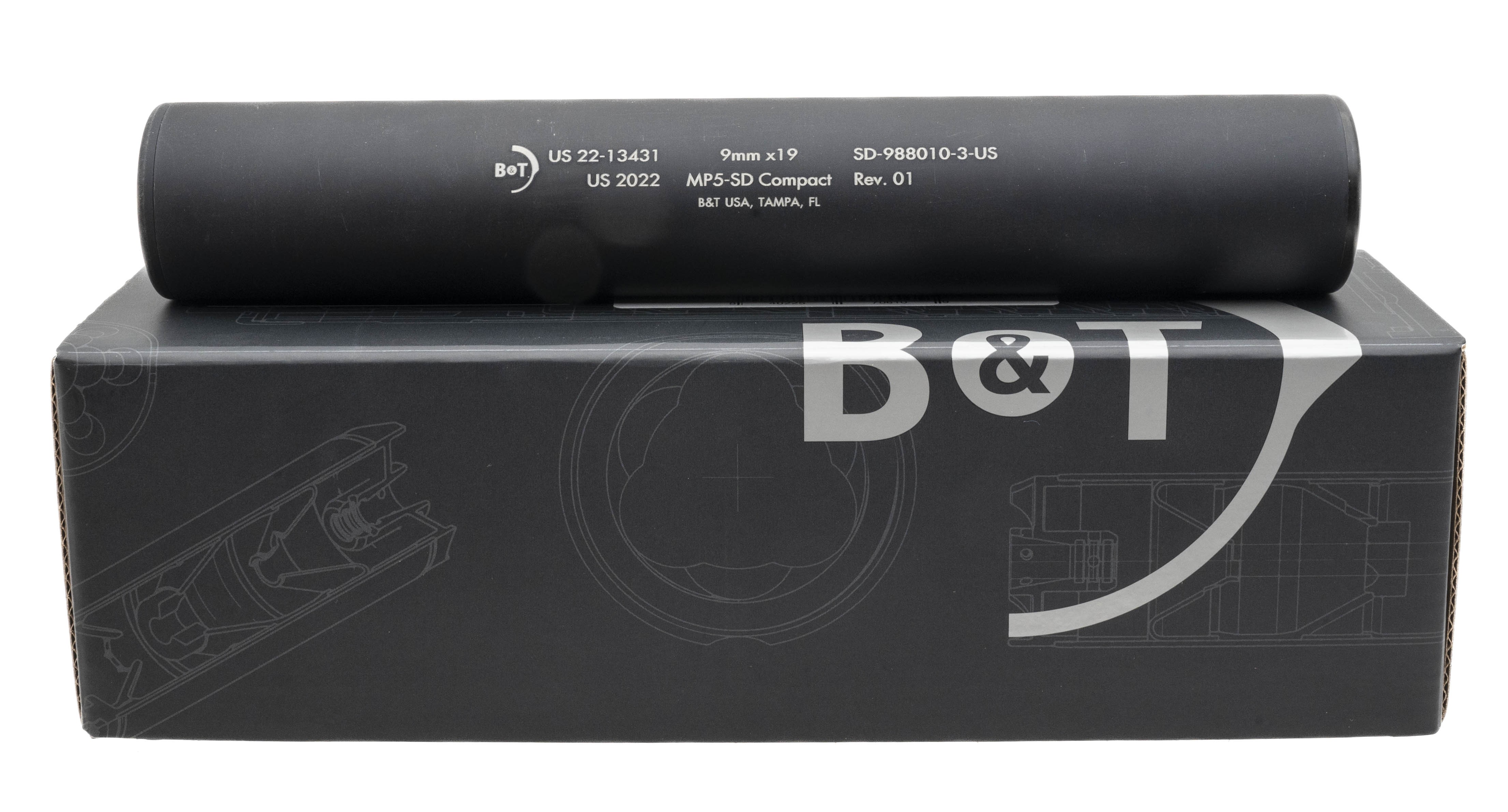 B&T MP5SD Compact Suppressor 9mm (NGZ4237) NEW