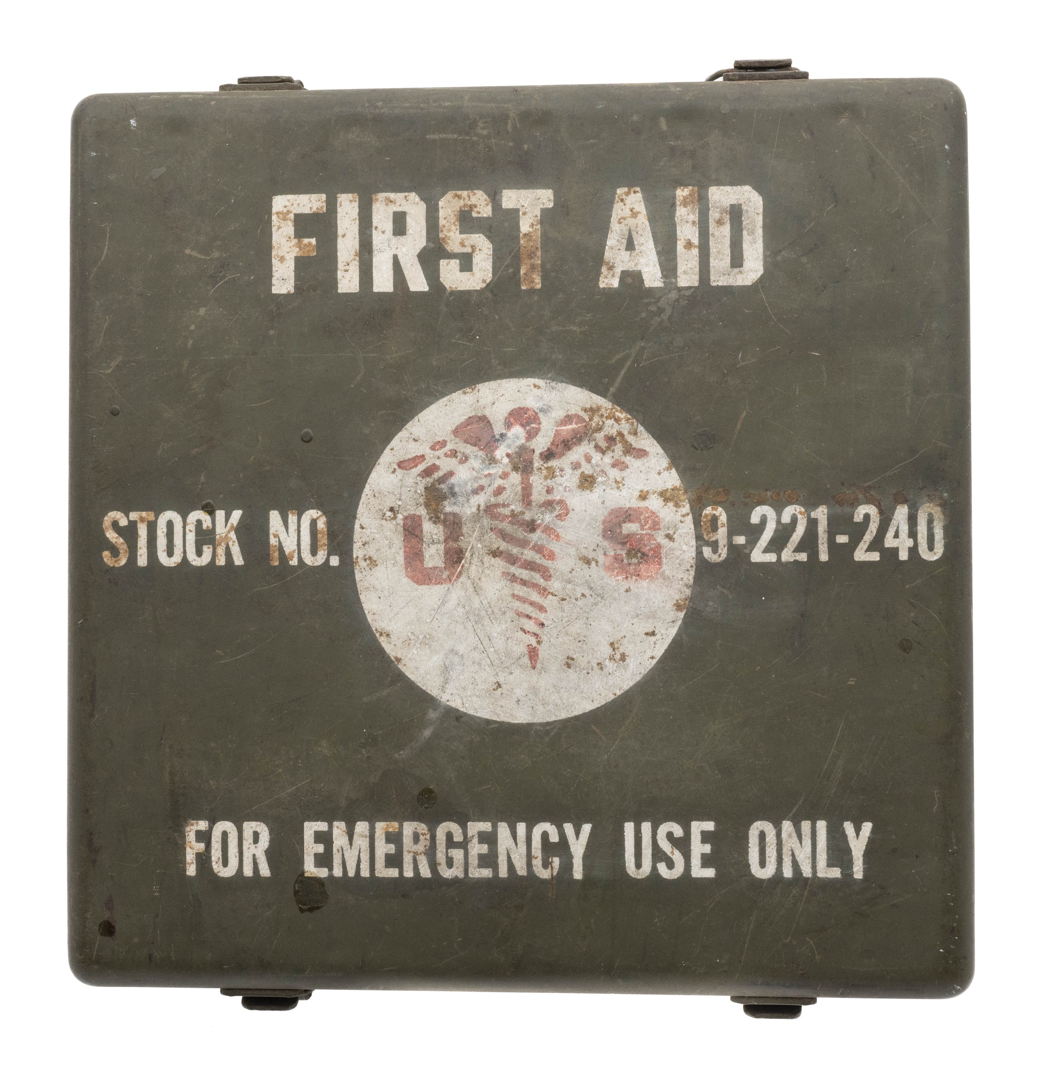 Original U.S. WWII Motor Vehicle 24-Unit Emergency First Aid Kit (MM5055)