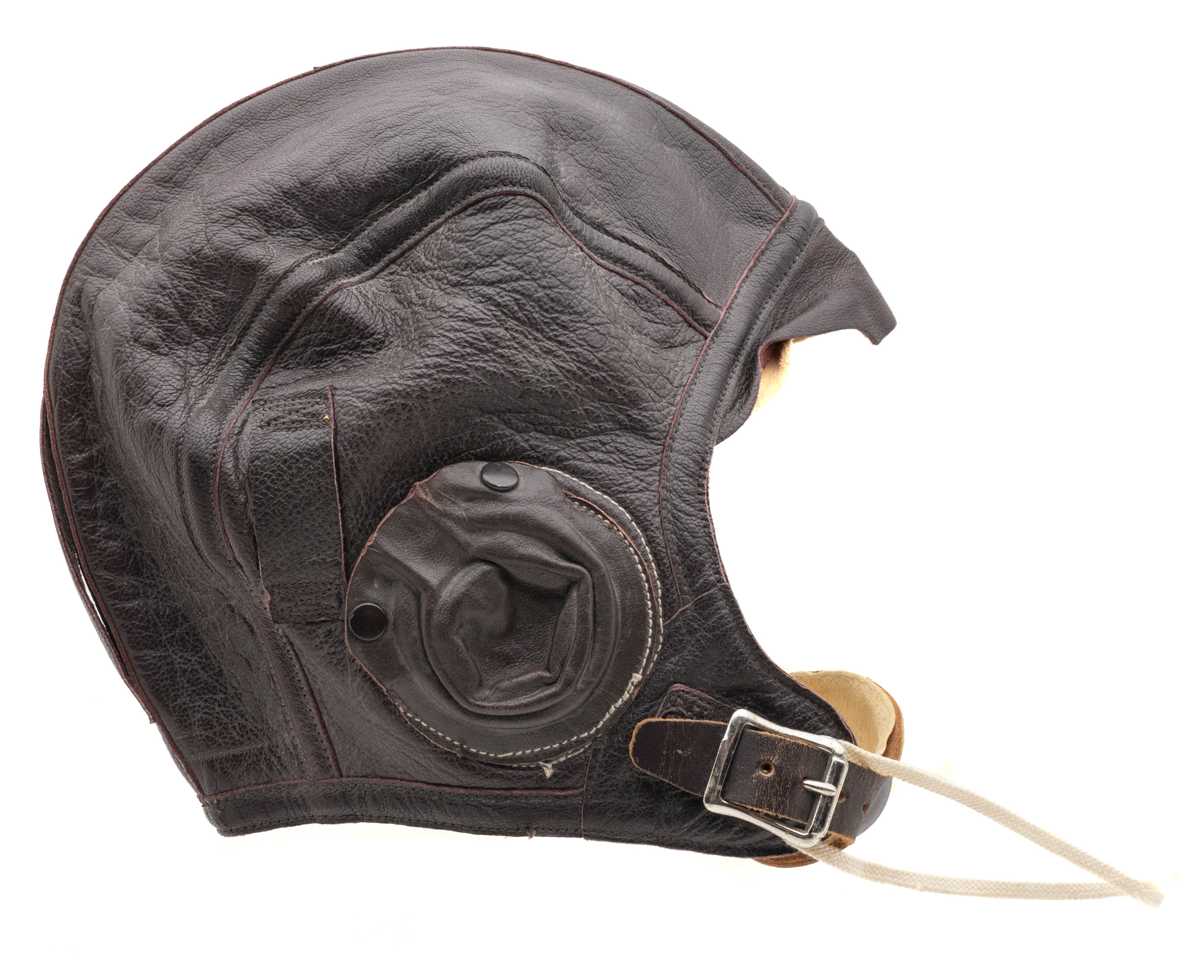 WWII US Navy NAF-1092 Leather Flight Helmet (MM5070)