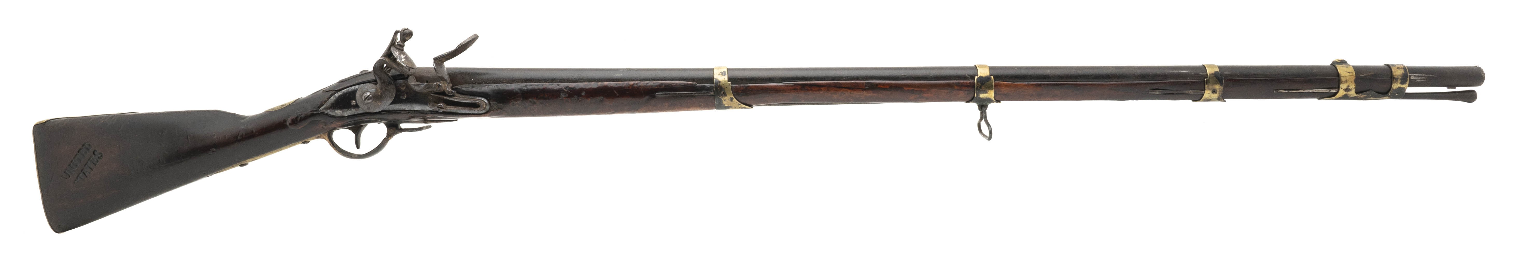 Revolutionary War Surcharged Dutch Flintlock Musket .80 caliber (AL6981)