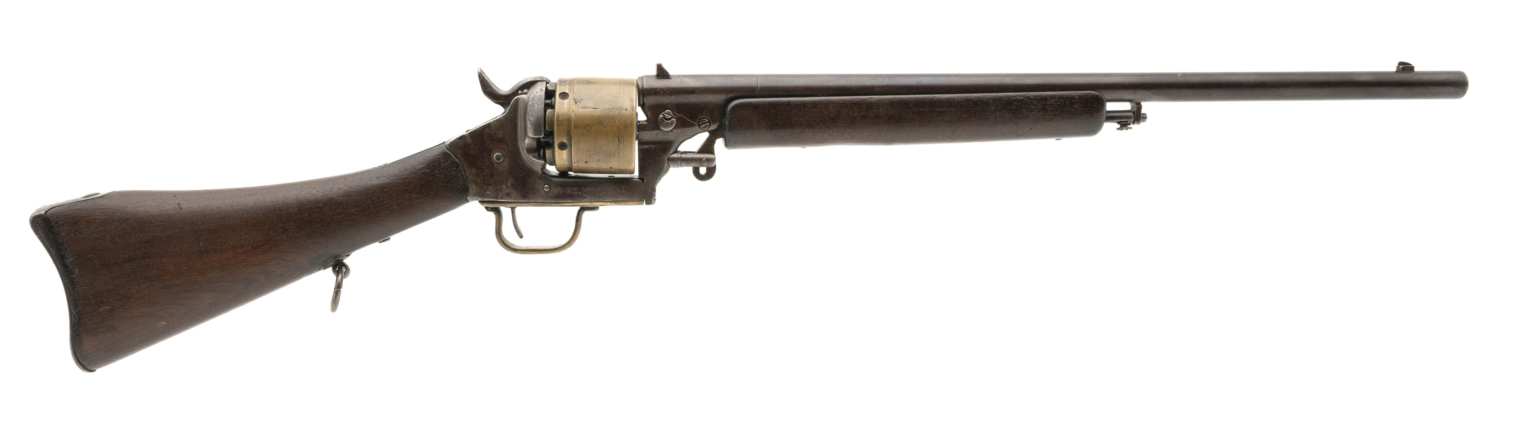 Interesting Revolving Carbine Marked Shawk & Mclanahan (AL5893)