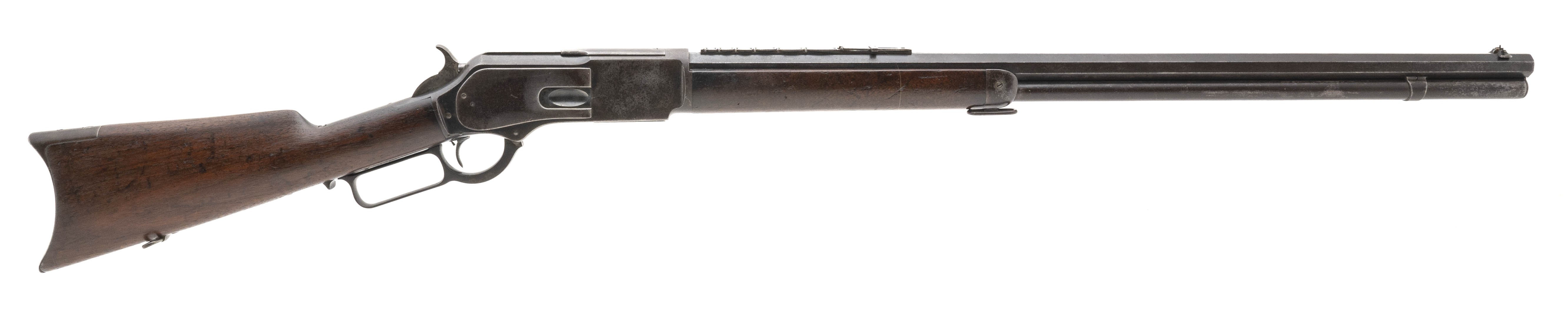 Winchester 1876 Rifle with 7-leaf Sight .45-75  (AW983)