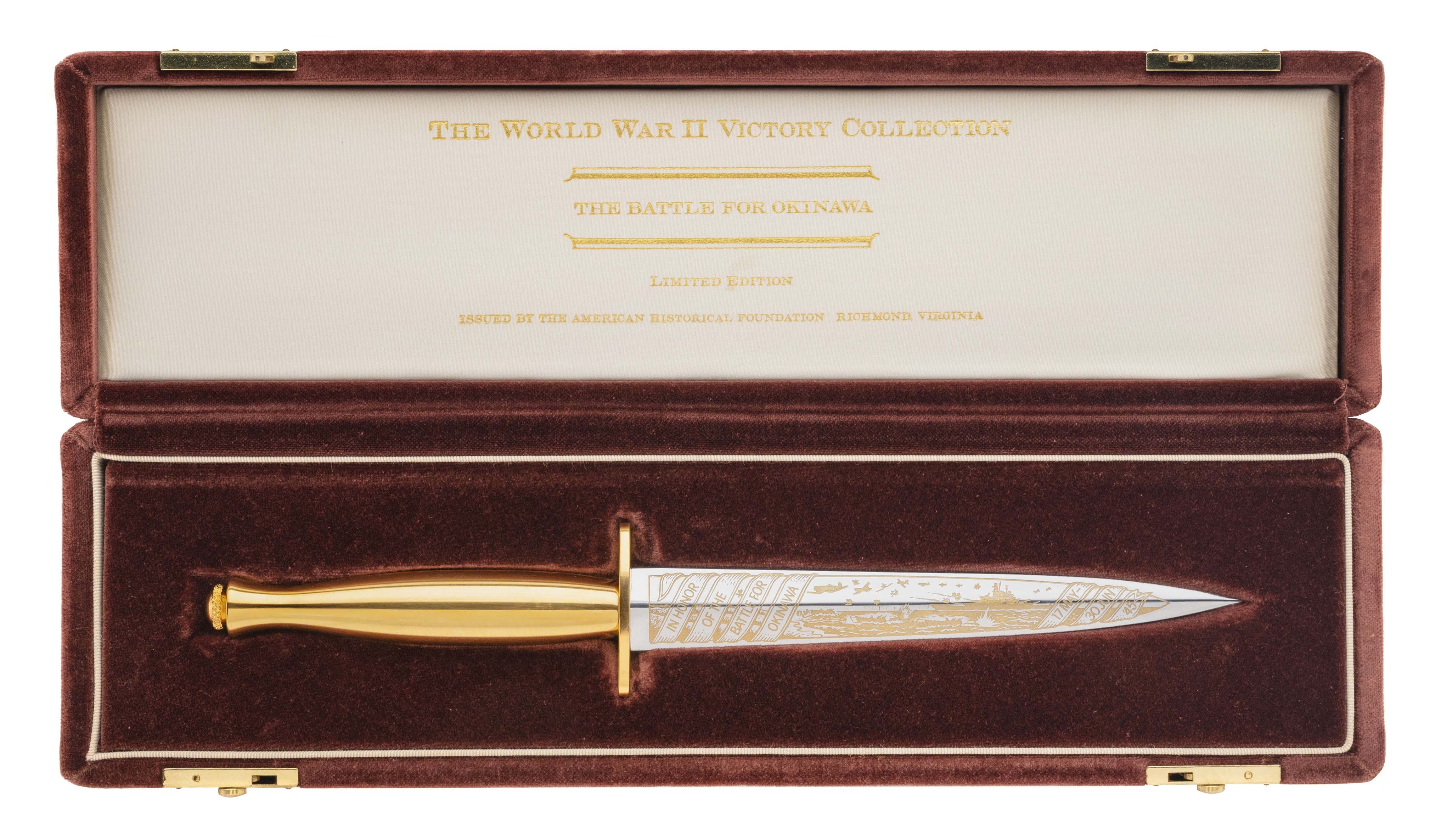 Commemorative Battle of Okinawa H.G Long & CO. knife (MEW4087) Consignment