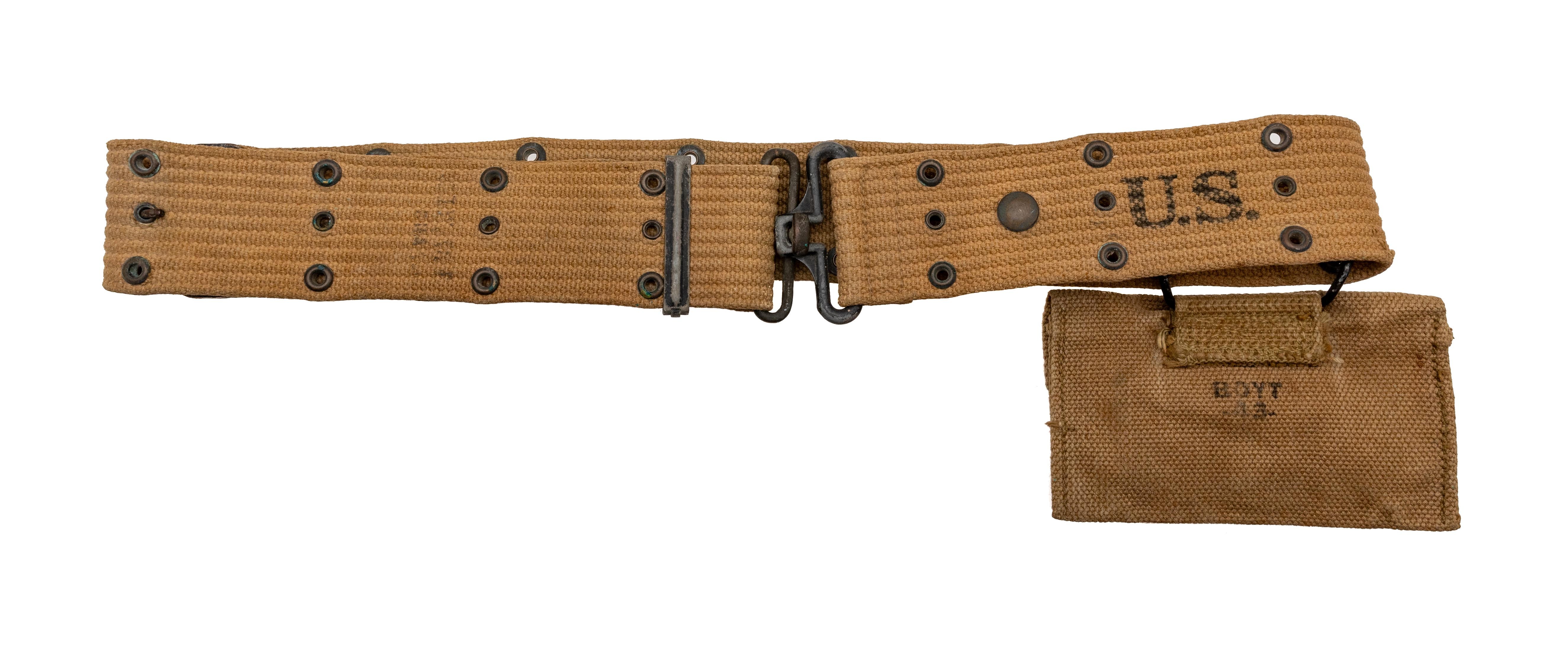 WWII US Web Pistol Belt (MM3024)