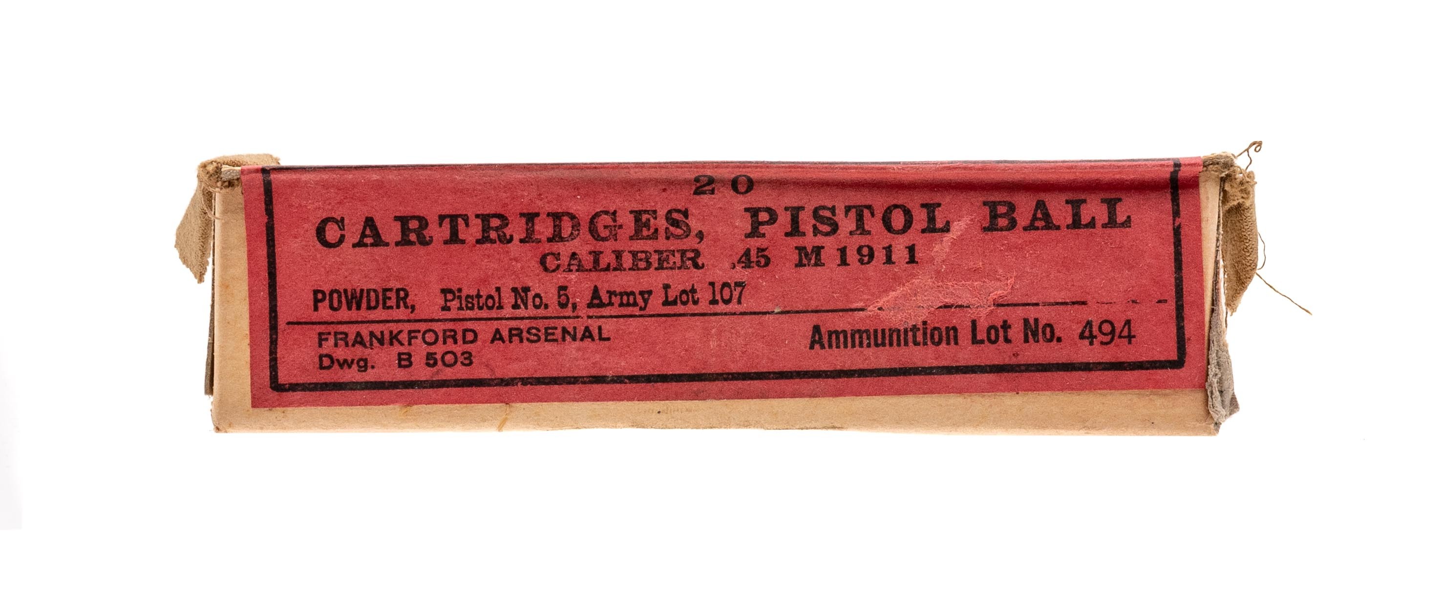 WWI Frankford Arsenal .45 ammo (AM1706)