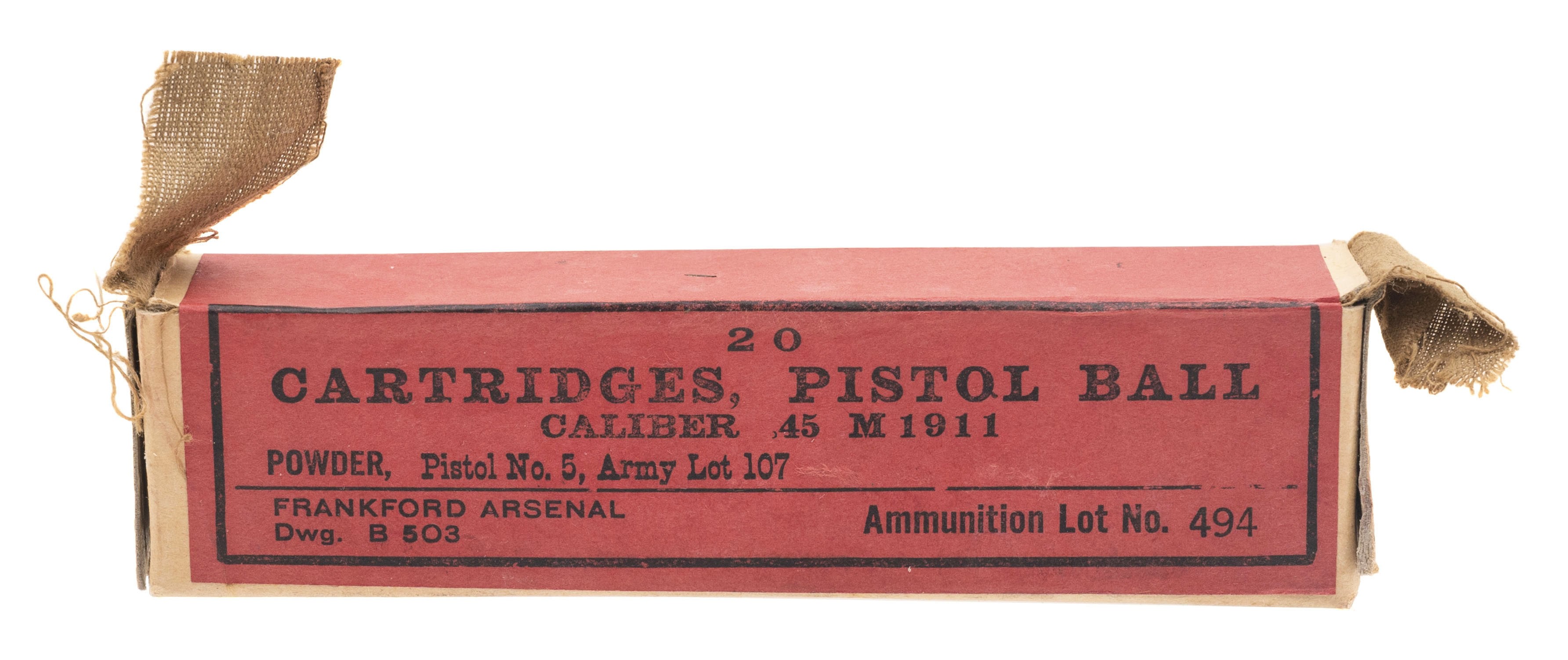 WWI Frankford Arsenal .45 ammo (AM1713)