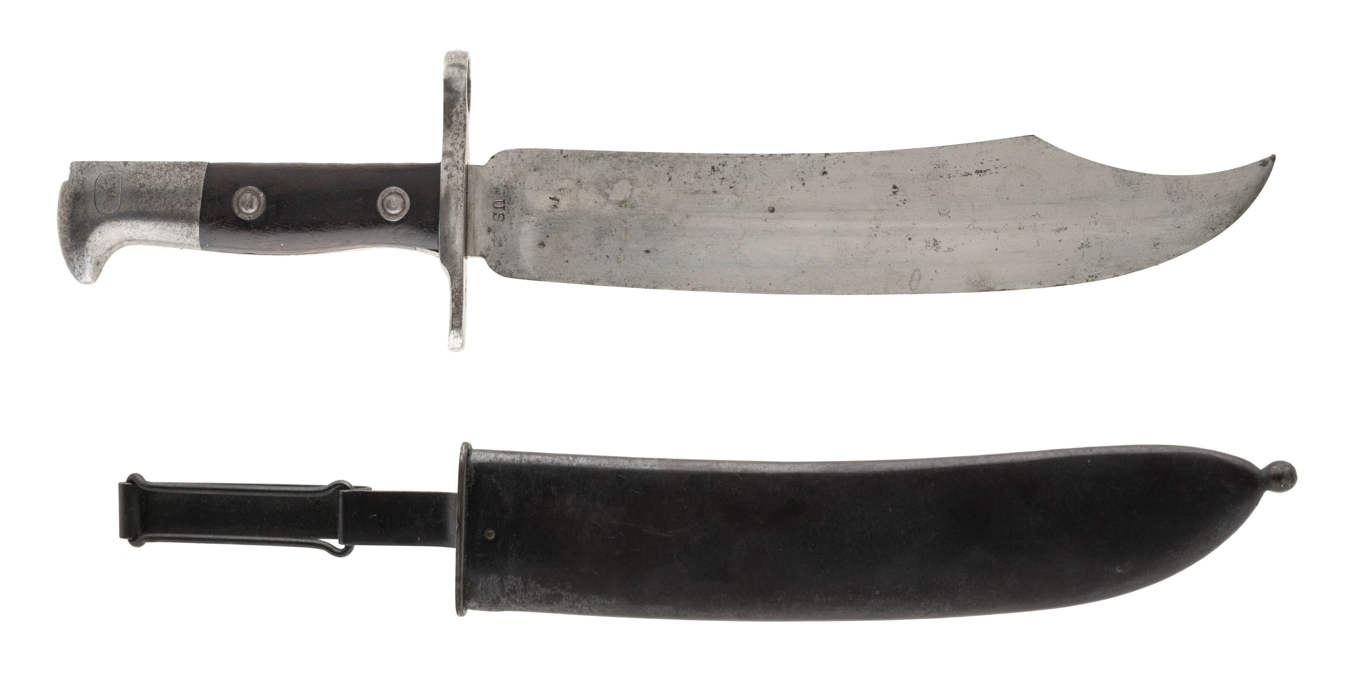 Rare Krag Bowie Bayonet with Scabbard (MEW2402)