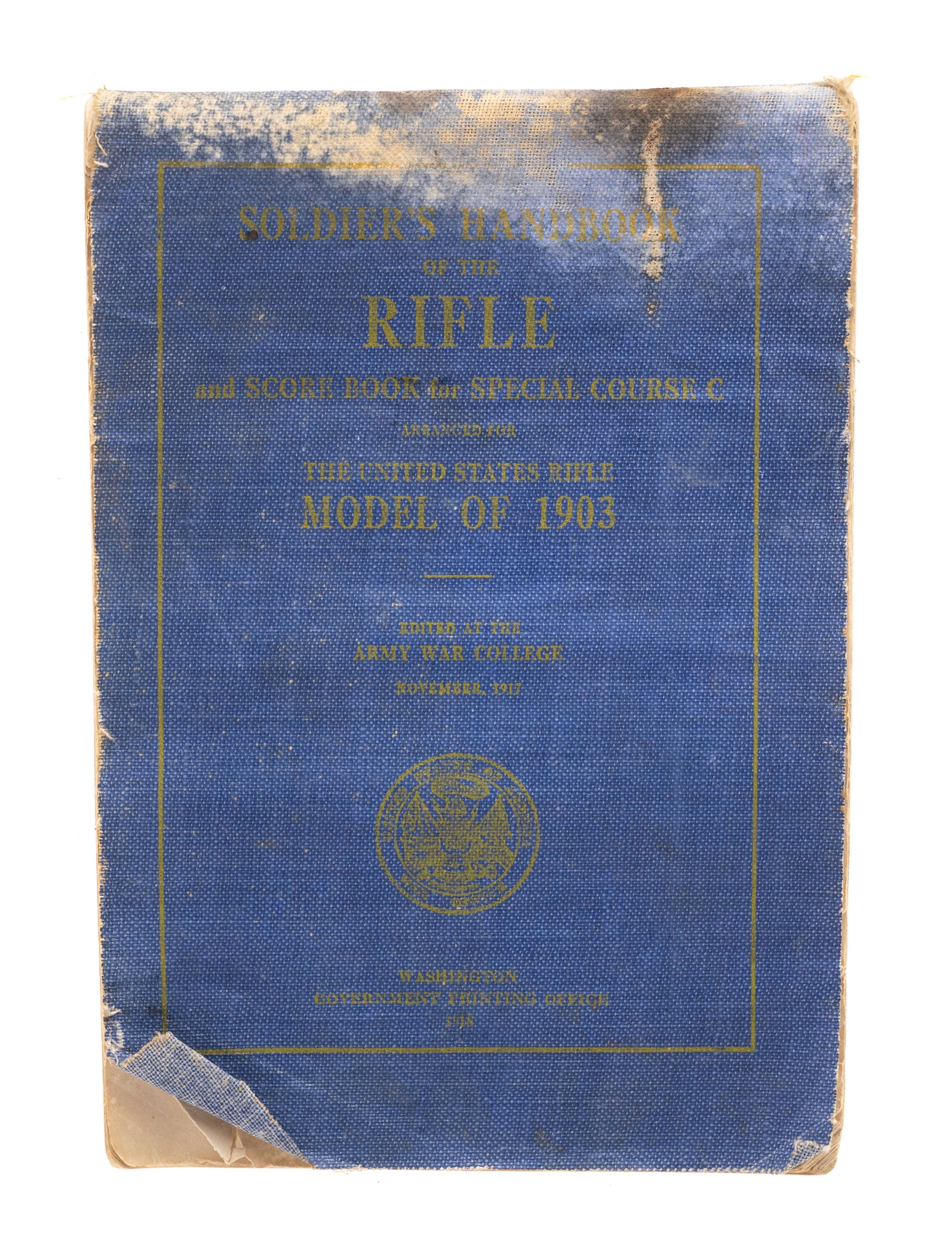 WWI Soldiers Handbook of The Rifle Model of 1903 (MIS3252)