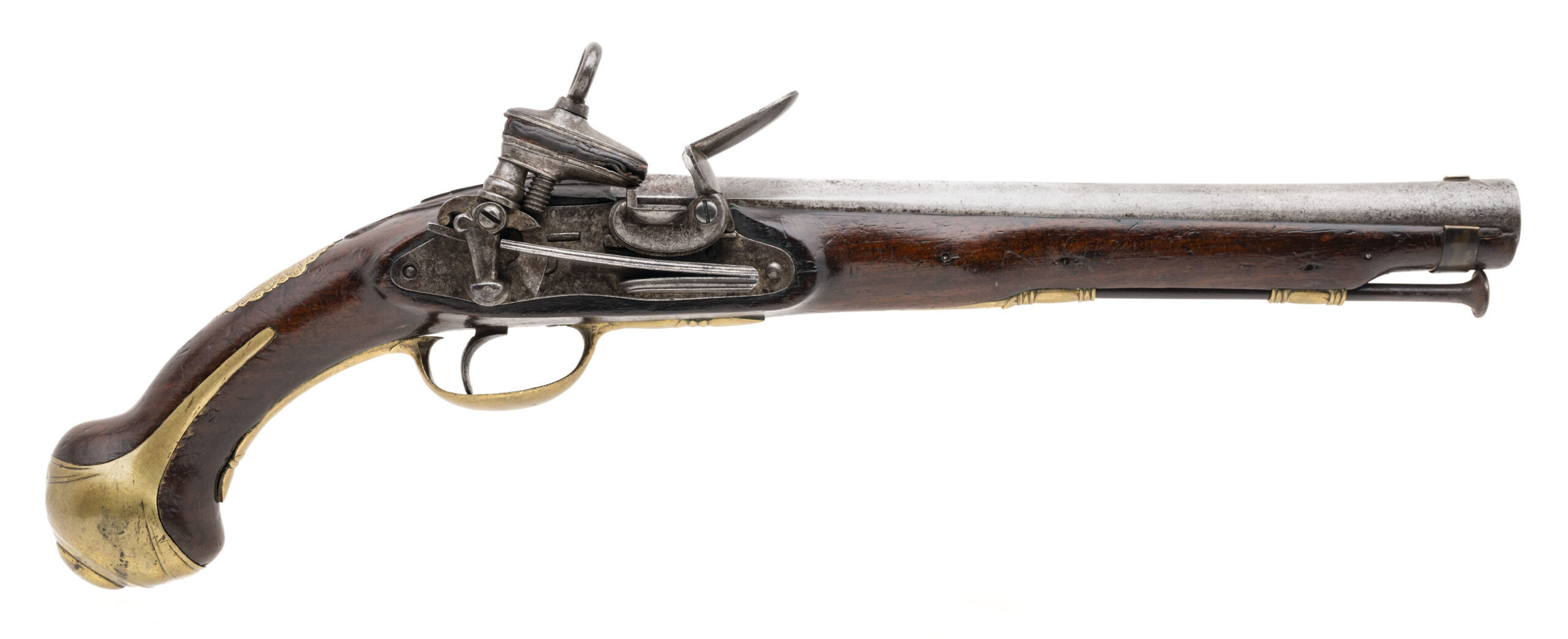 Rare Spanish Model 1789 Miquelet Pistol Marked Kings Body Guard (AH8805)