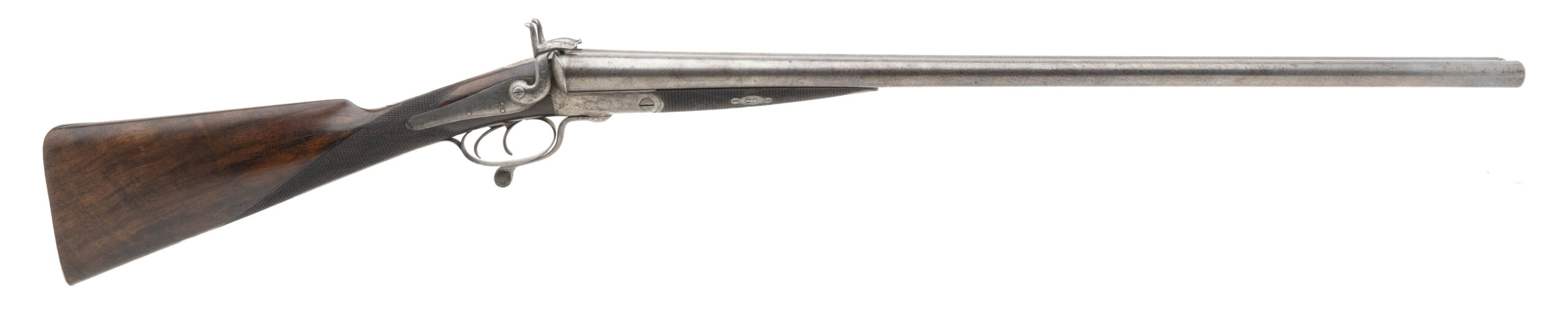 WILLIAMS & POWELL DAMASCUS PINFIRE SHOTGUN 10 GAUGE (AL10112)