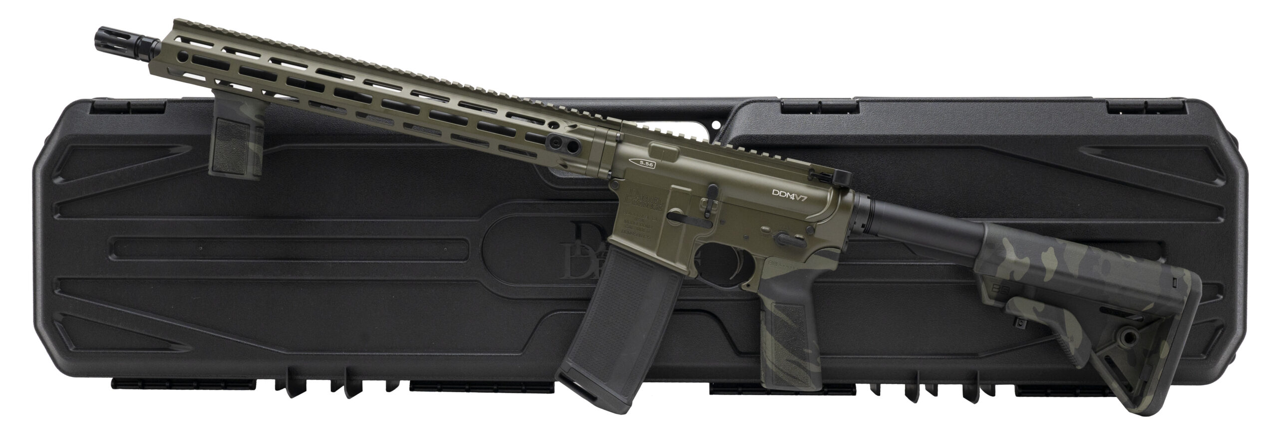 SN: DDM4601320) Daniel Defense DDM4V7 OD Green 