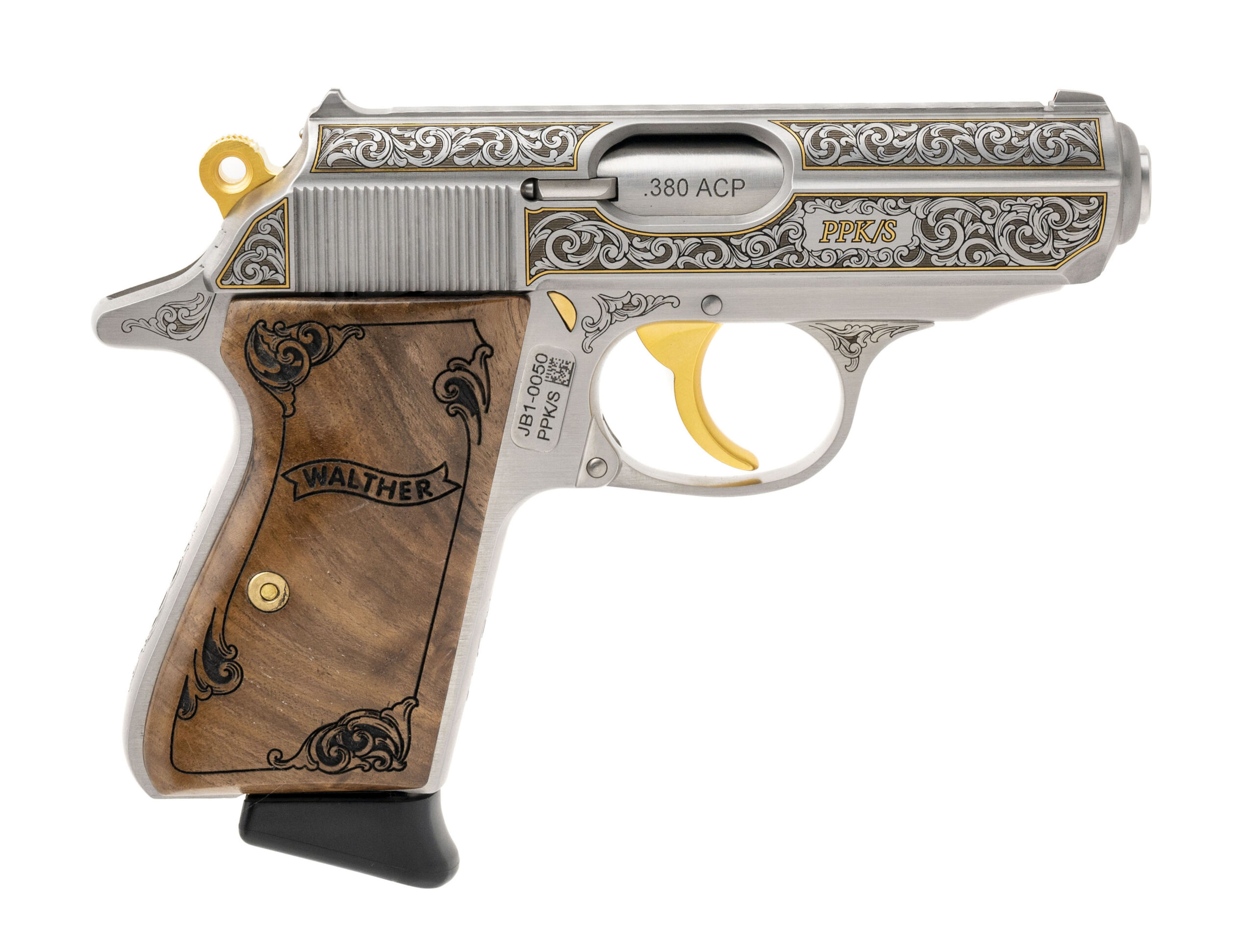 (SN: JB1-0050) Limited Edition Walther PPK/S Exquisite Pistol .380 ACP (NGZ5332) New