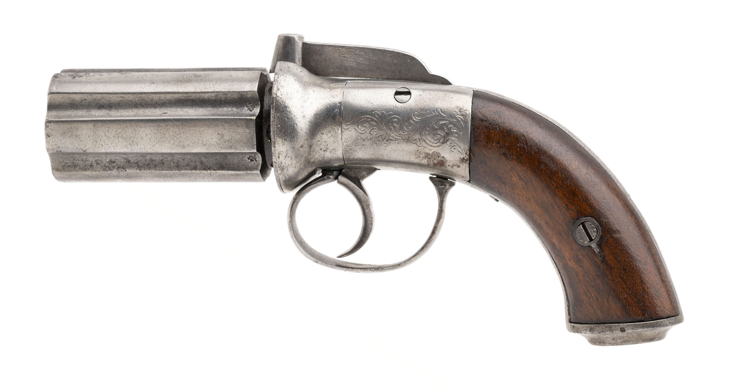 British 6-shot pepper box revolver .32 caliber (AH8736)