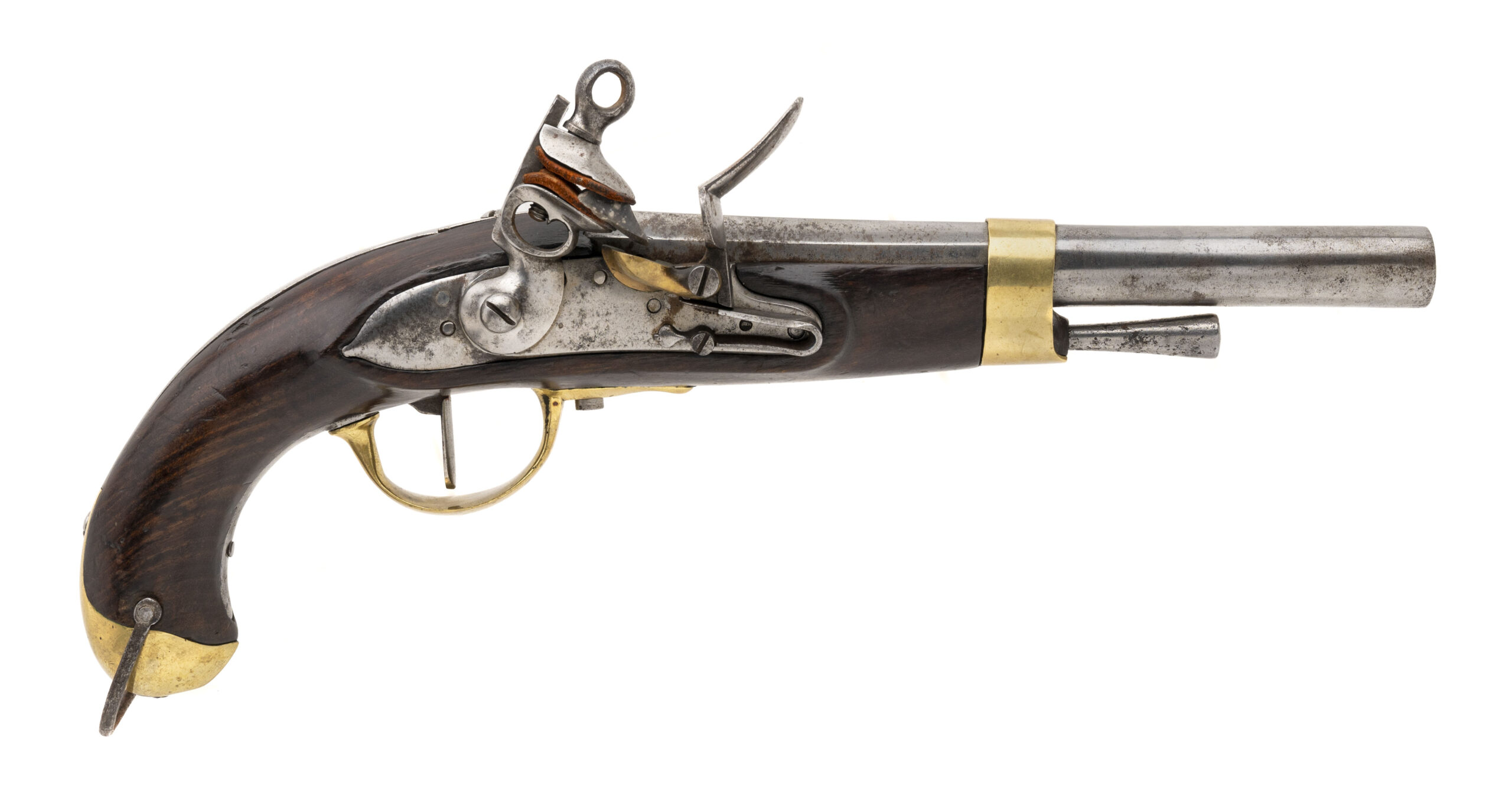 Spanish Year XIII Style Military Flintlock Pistol .72 caliber (AH8850)